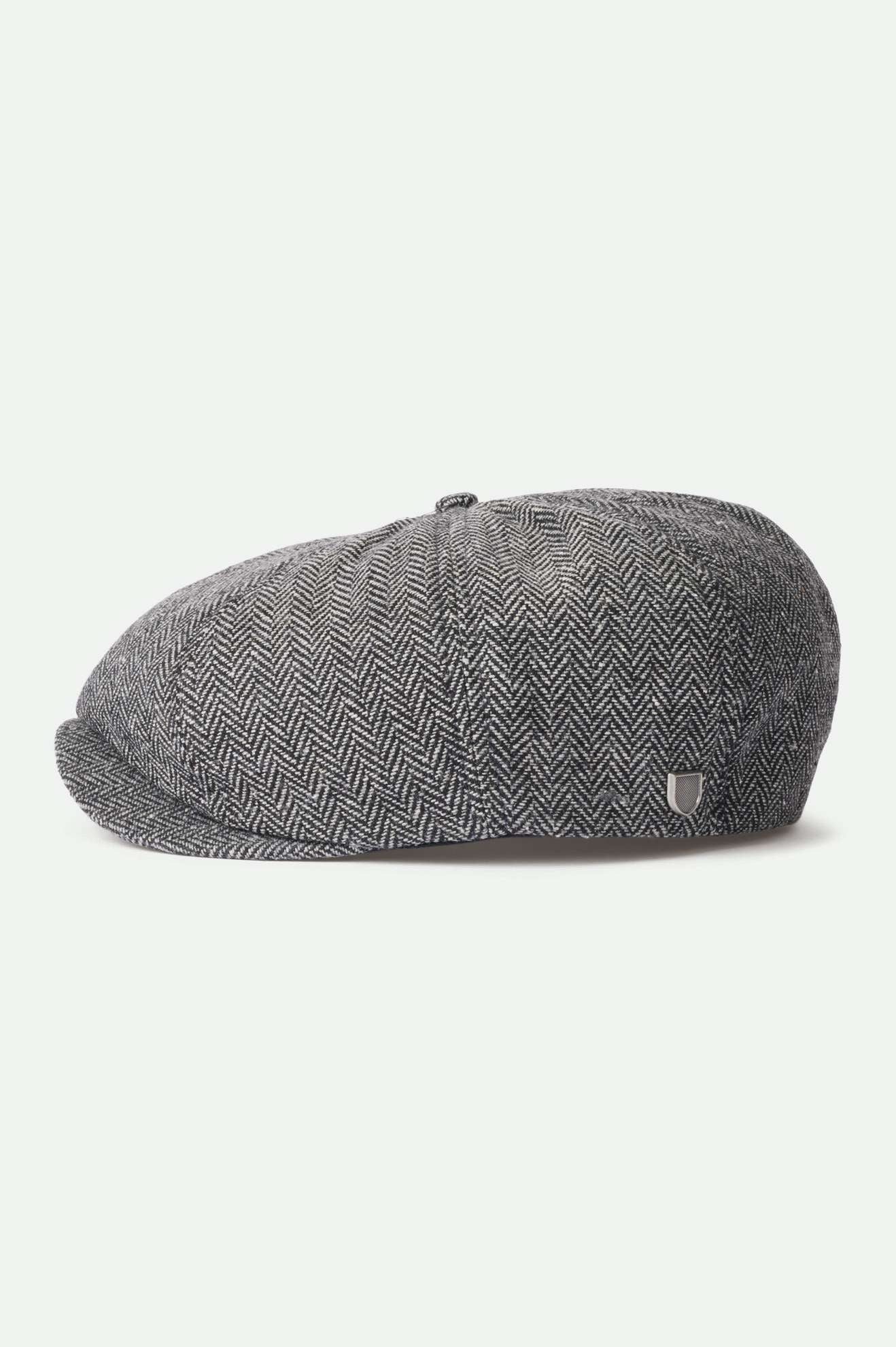 Unisex Brood Newsboy Cap in the color Grey/Black - Additional Style View