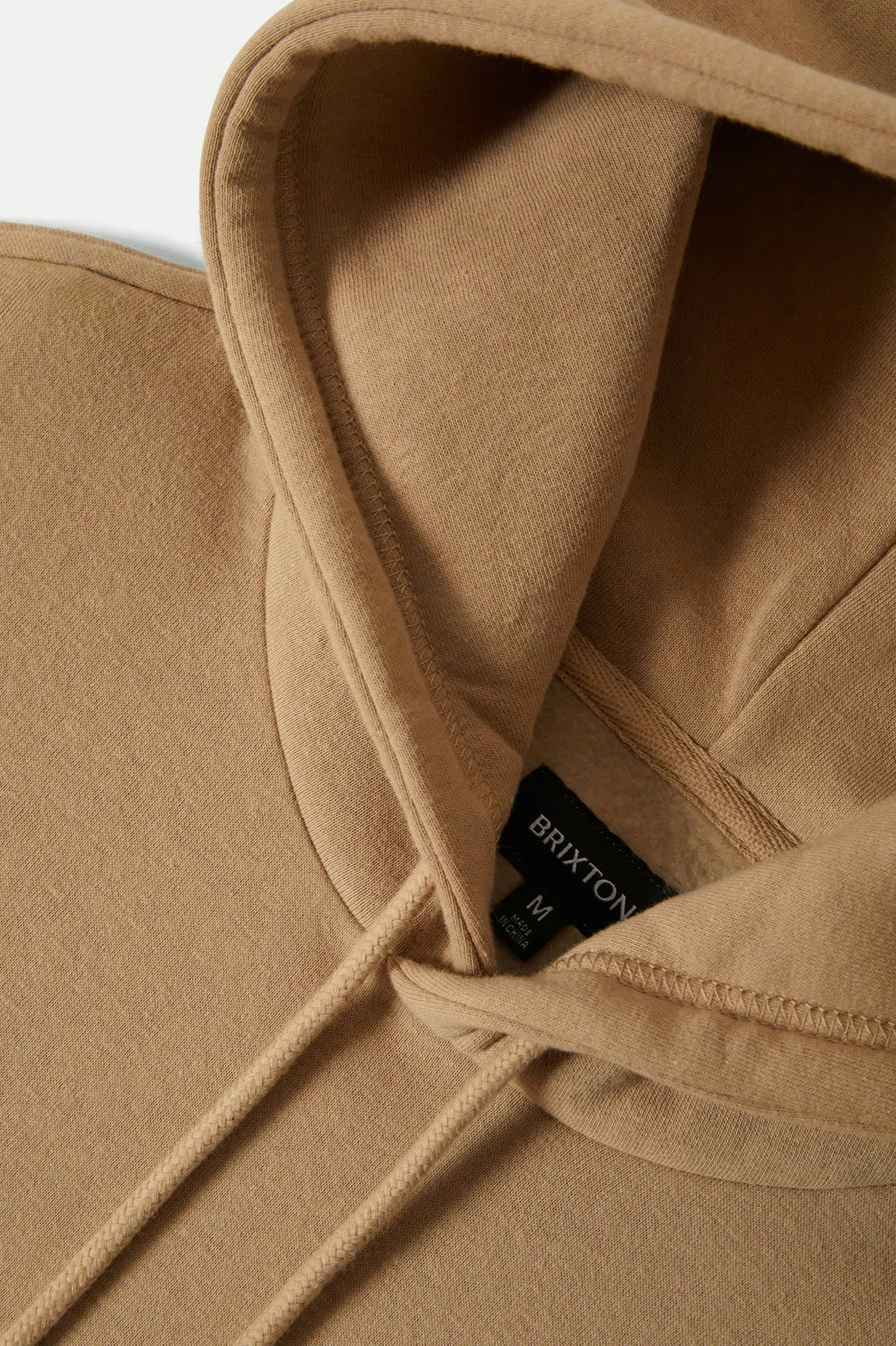 Men's Rothwell Hoodie in the color Sand - Additional Laydown image