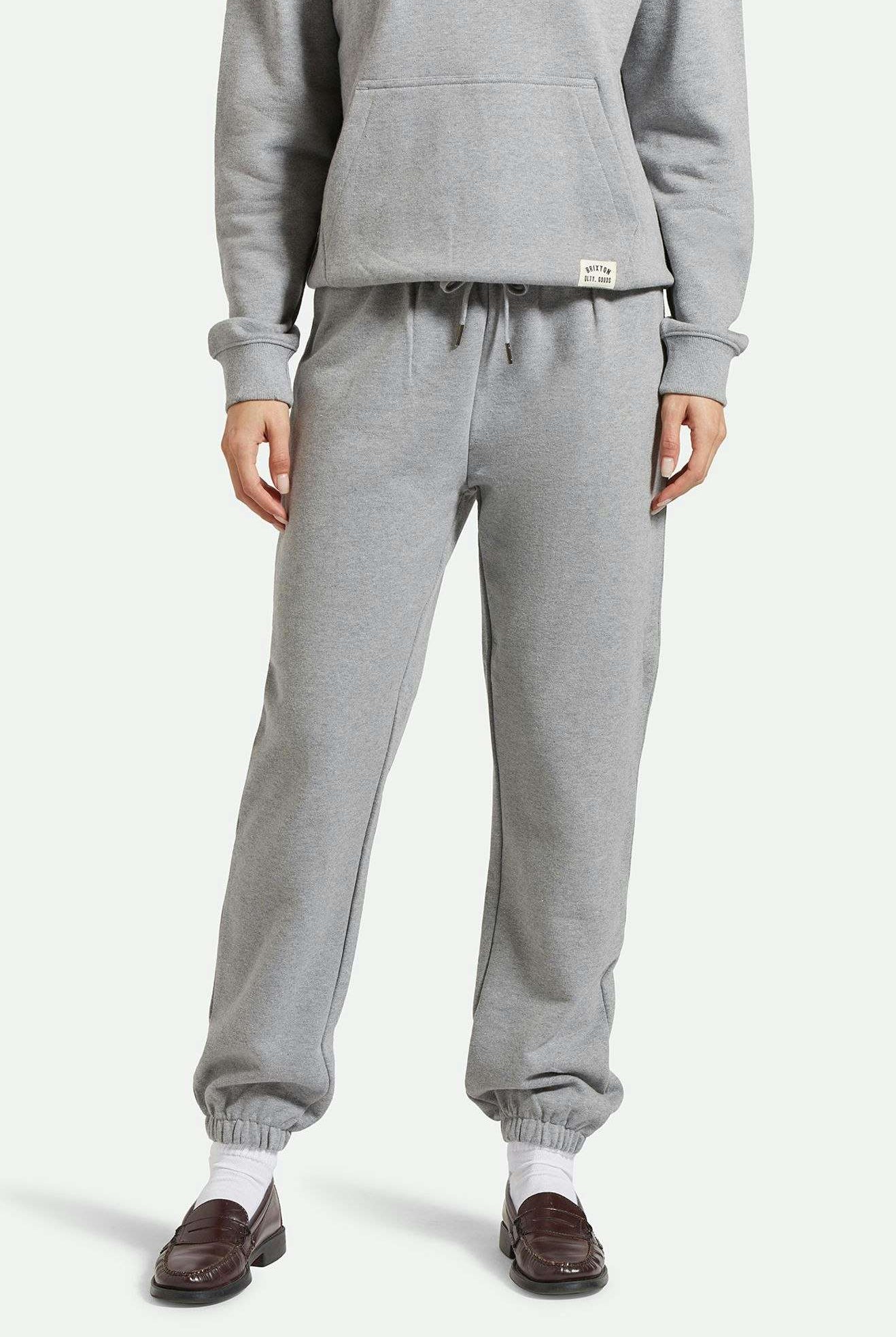 Women's Front Fit | Cross Loop French Terry Sweatpant - Heather Grey