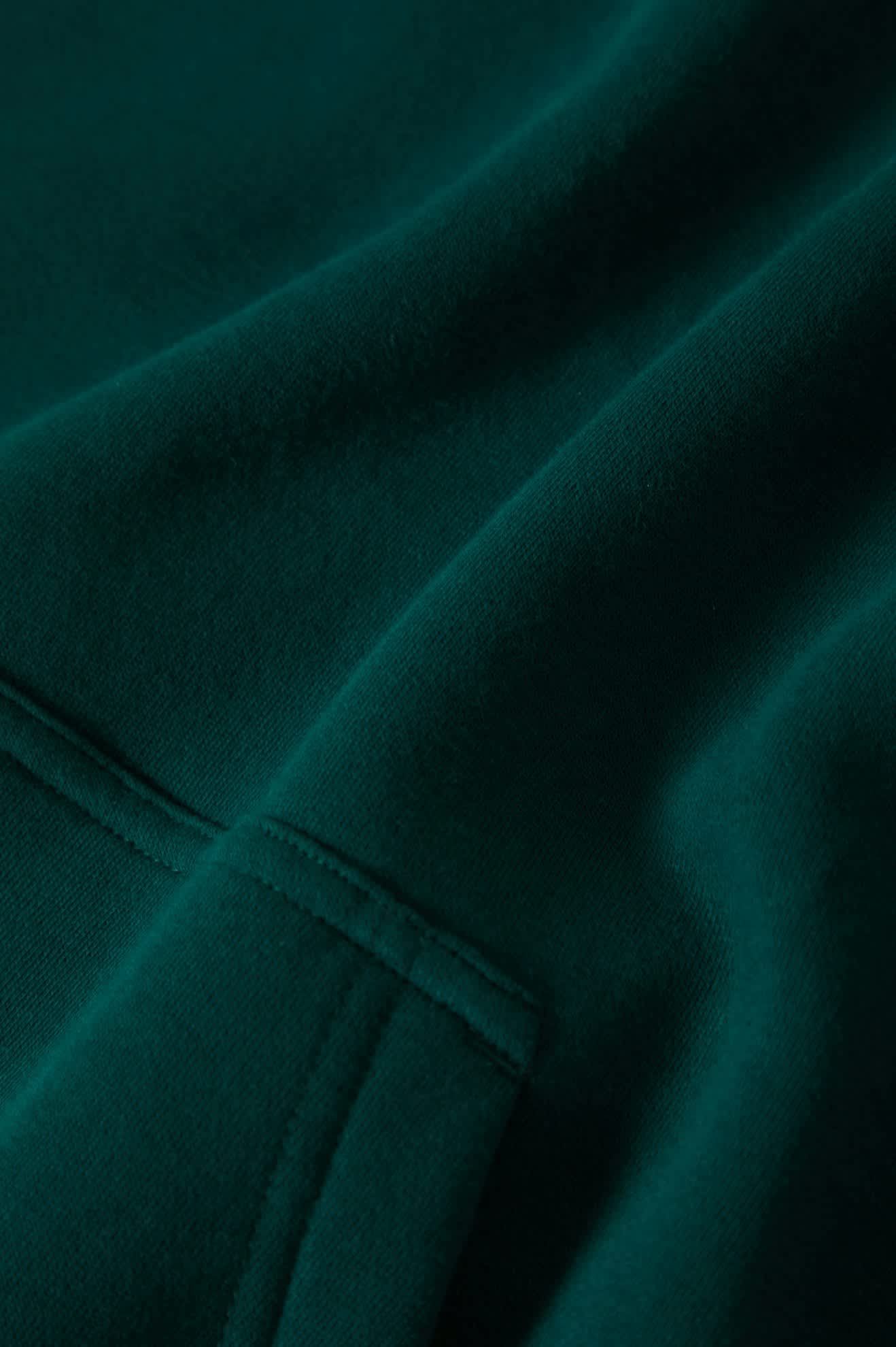 Men's Largo Hoodie in the color Deep Emerald - Additional Laydown image