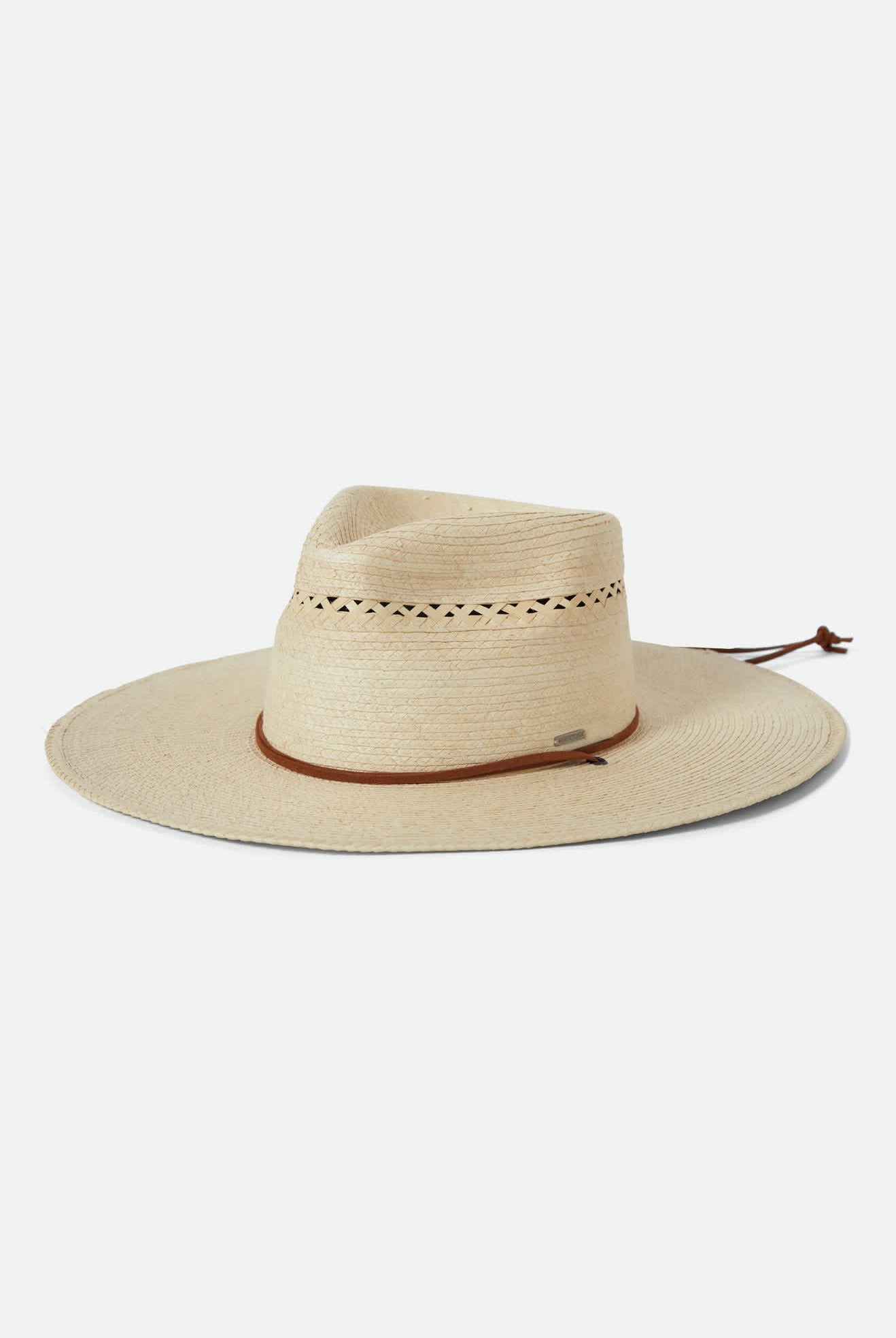 Unisex Beck Straw Rancher Hat in the color Natural - Front Product View
