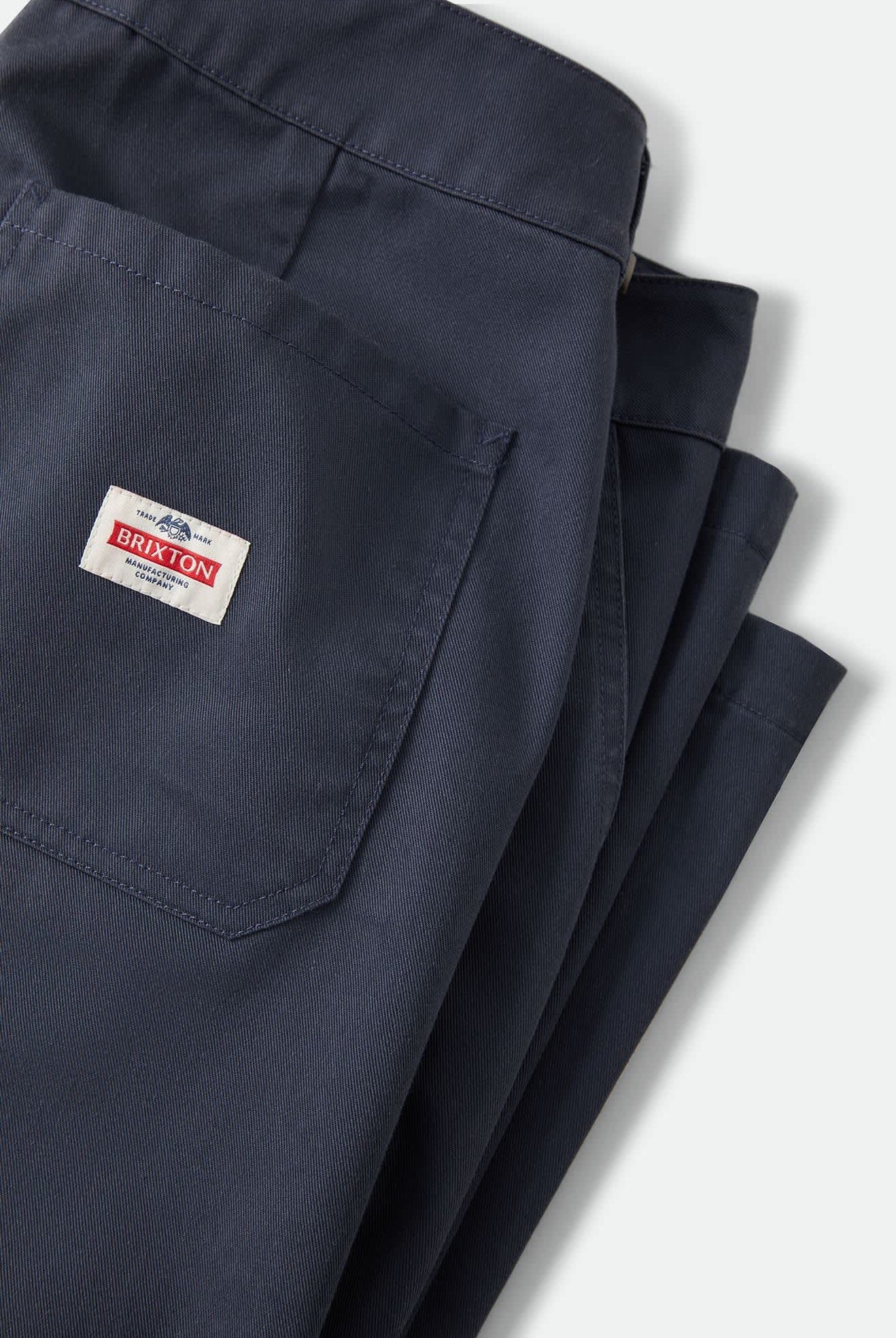Men's Trademark Chino Pant in the color Washed Navy - Additional Laydown image