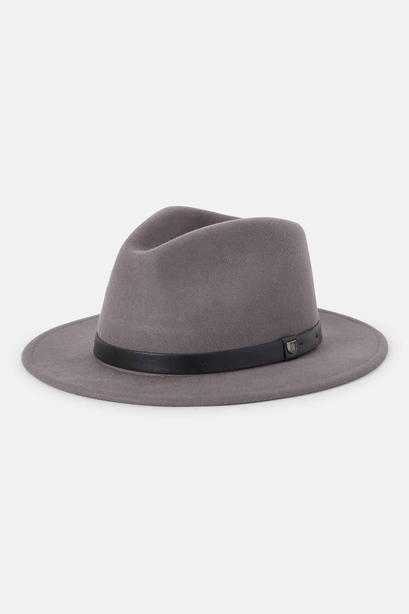 Unisex Messer Fedora in the color Grey/Grey - Front Product Laydown Image