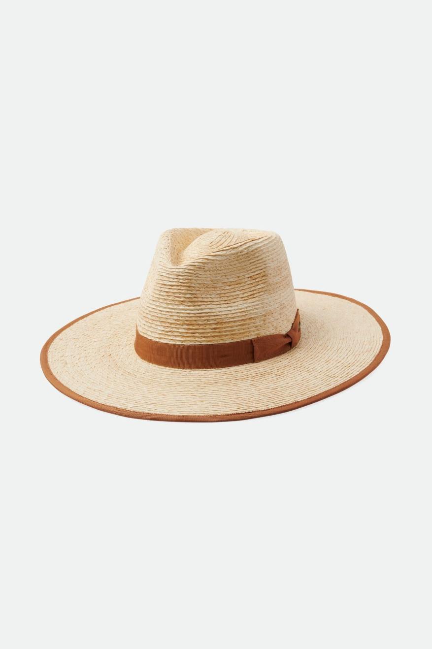 Brixton Women's Jo Straw Rancher Hat - Natural/Tan | Main