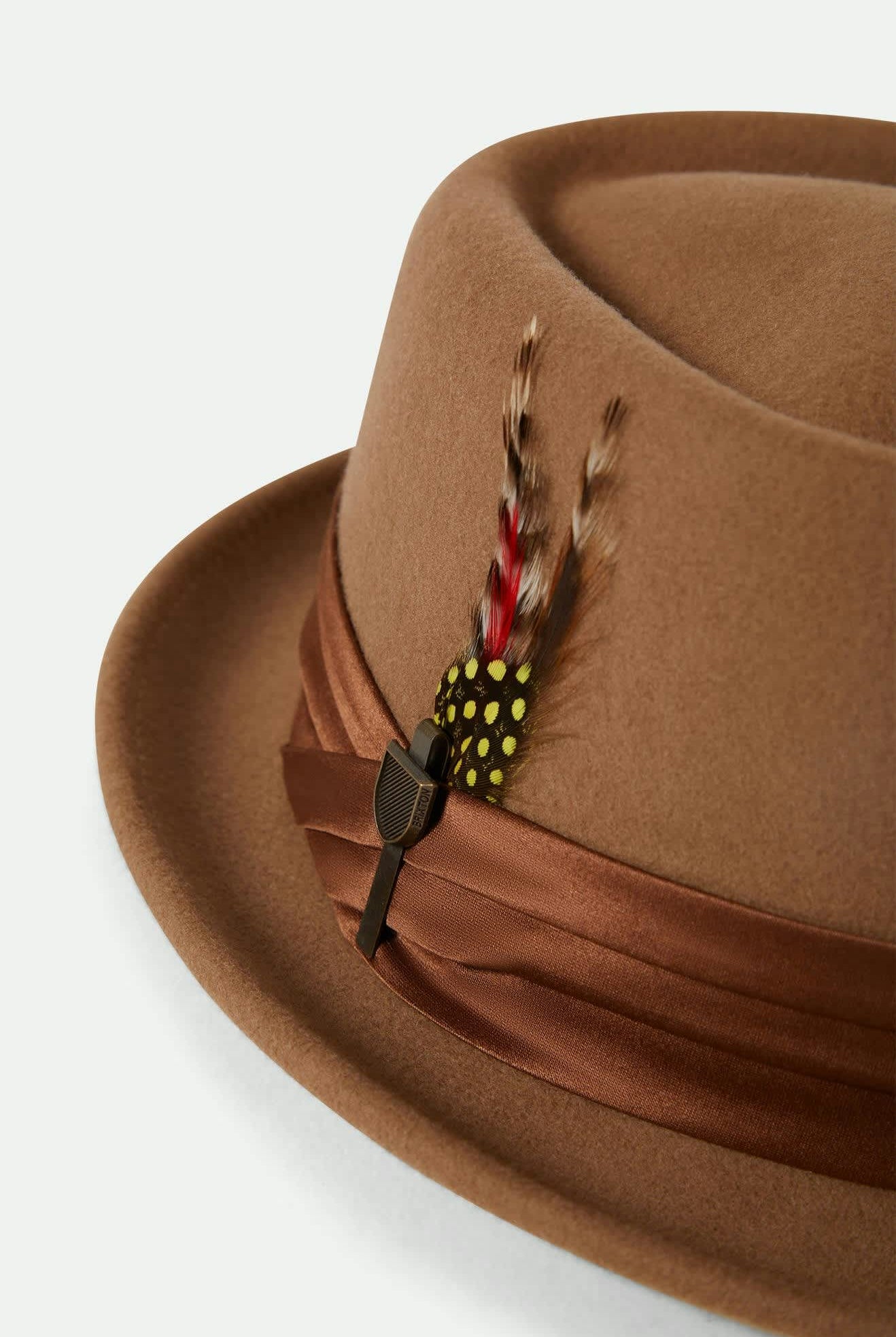 Unisex Stout Pork Pie in the color Tan - Additional Laydown image