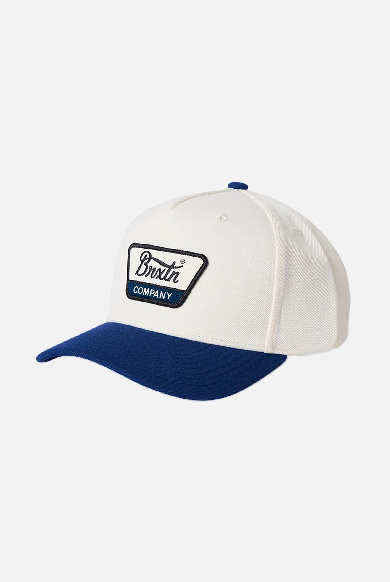 Unisex Linwood Netplus Snapback in the color Royal/Off White - Front Product View