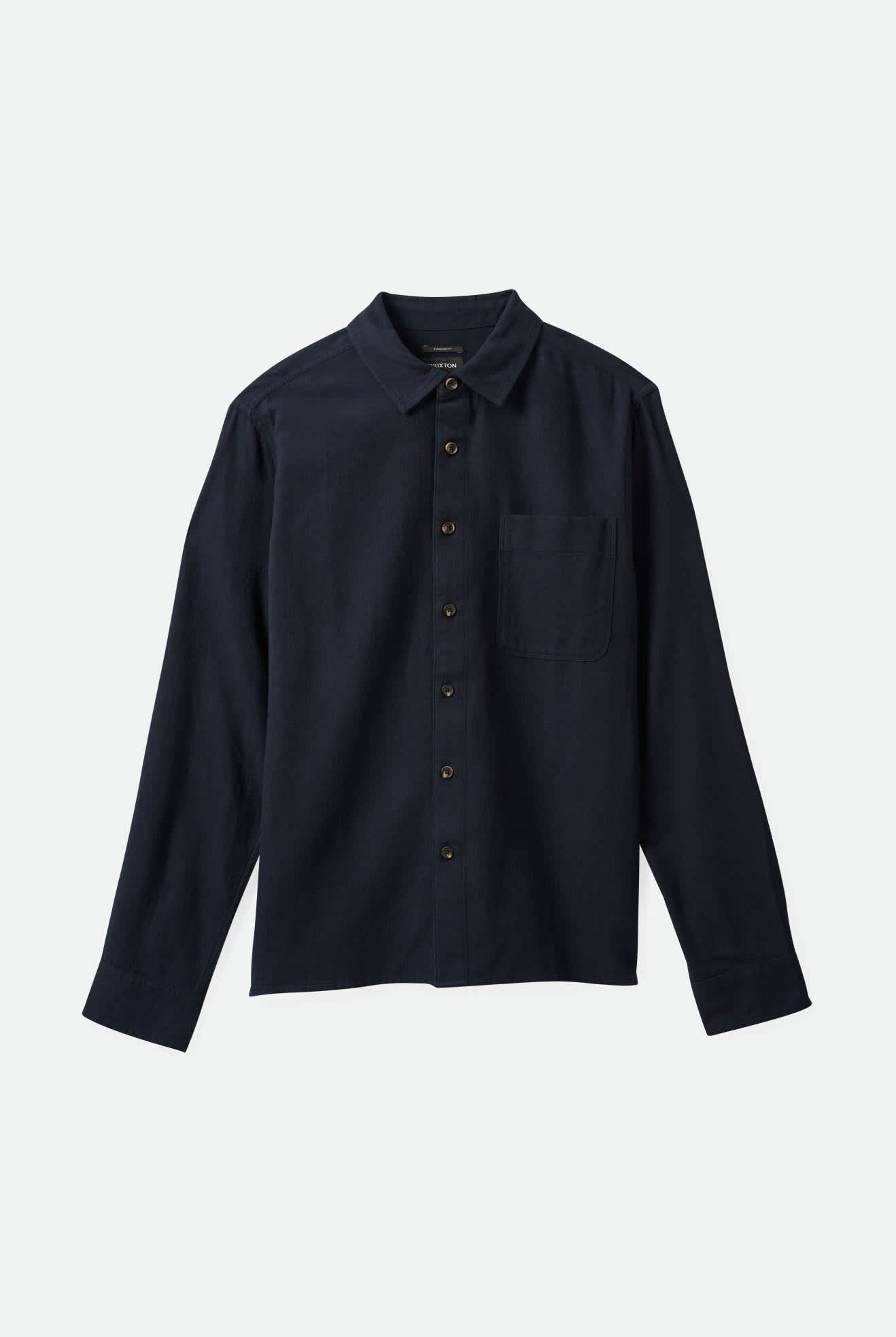 Men's Hasting Lightweight Flannel in the color Black - Front Product Laydown Image
