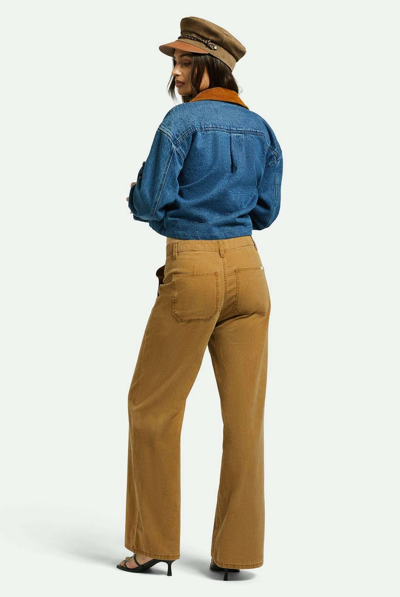 Women's Back Fit Image | Vintage Military Lightweight Pant - Washed Copper