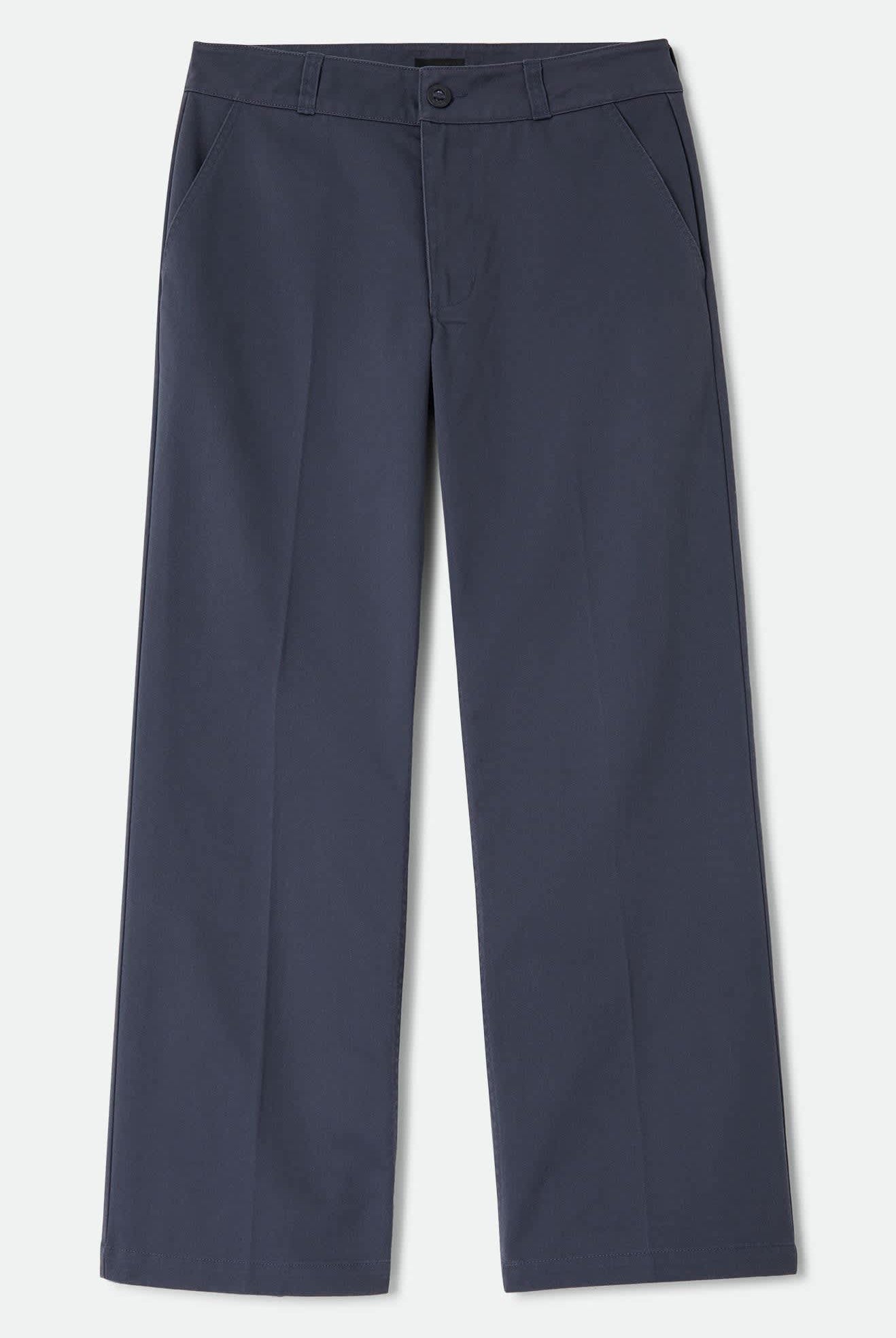 Men's Trademark Chino Pant in the color Washed Navy - Front Product Laydown Image