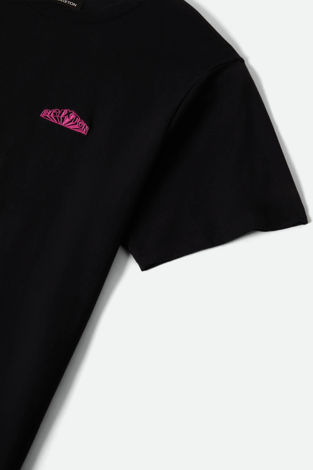 Men's Forman S/S Standard T-Shirt in the color Black Worn Wash - Additional Laydown image