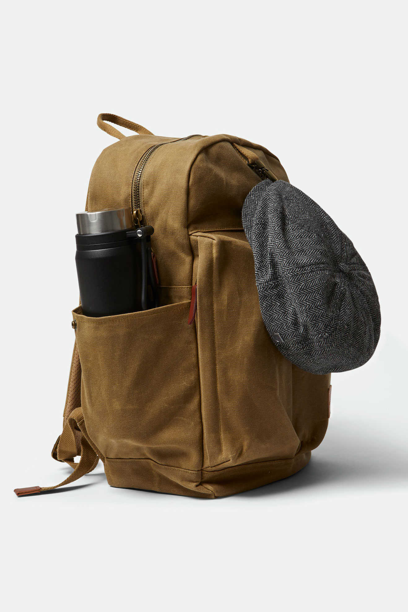 Brixton Unisex Traveler Backpack - Olive Brown | Extra Shot 2