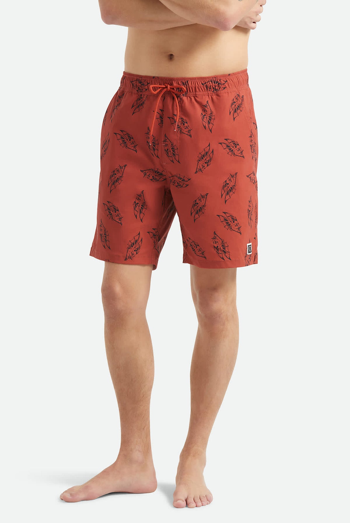 Men's Everyday Stretch Hybrid Short 7" in the color Amber Terrain - Men's Front View