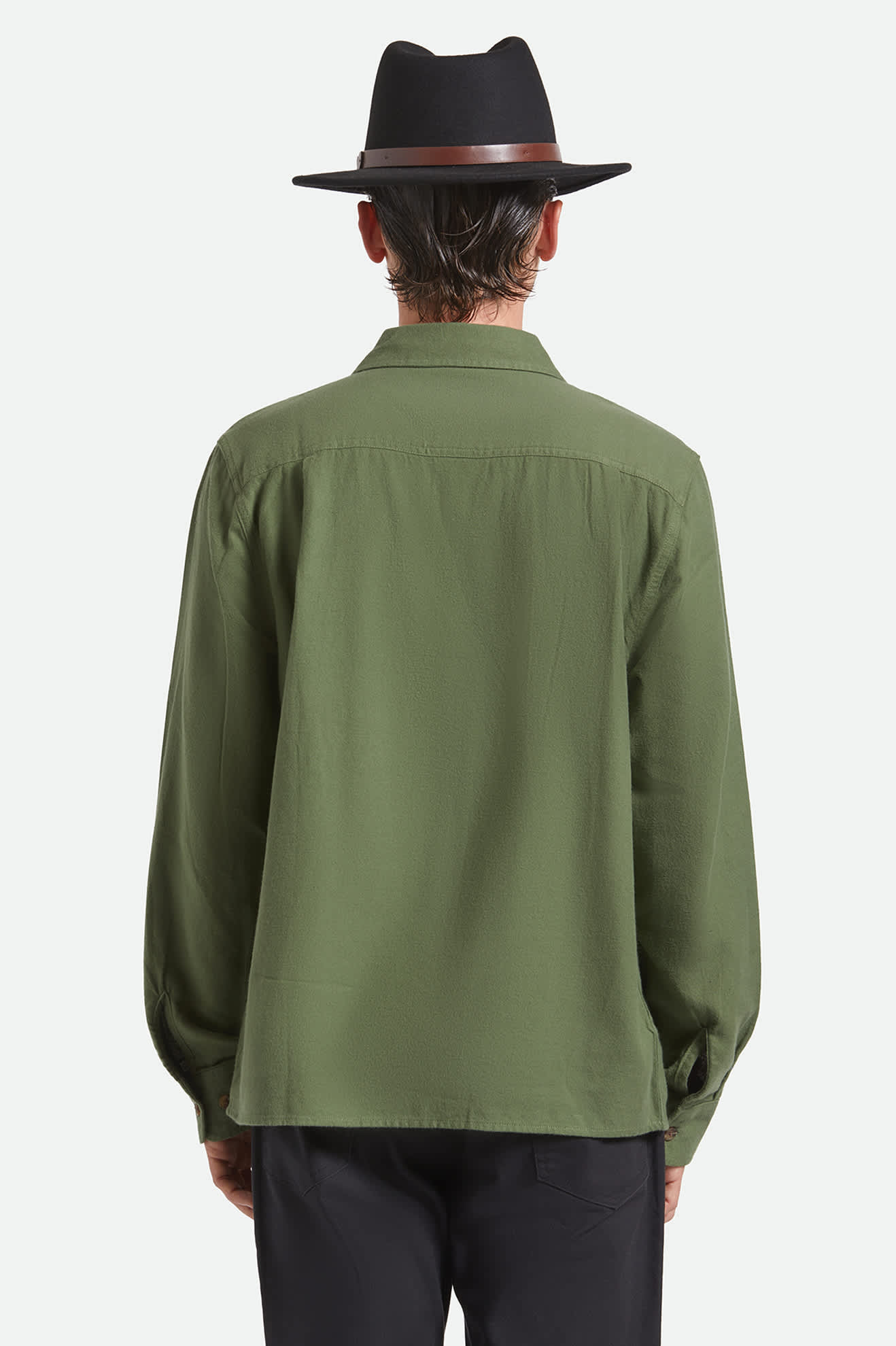 Unisex Messer Fedora in the color Black - Men's Back View