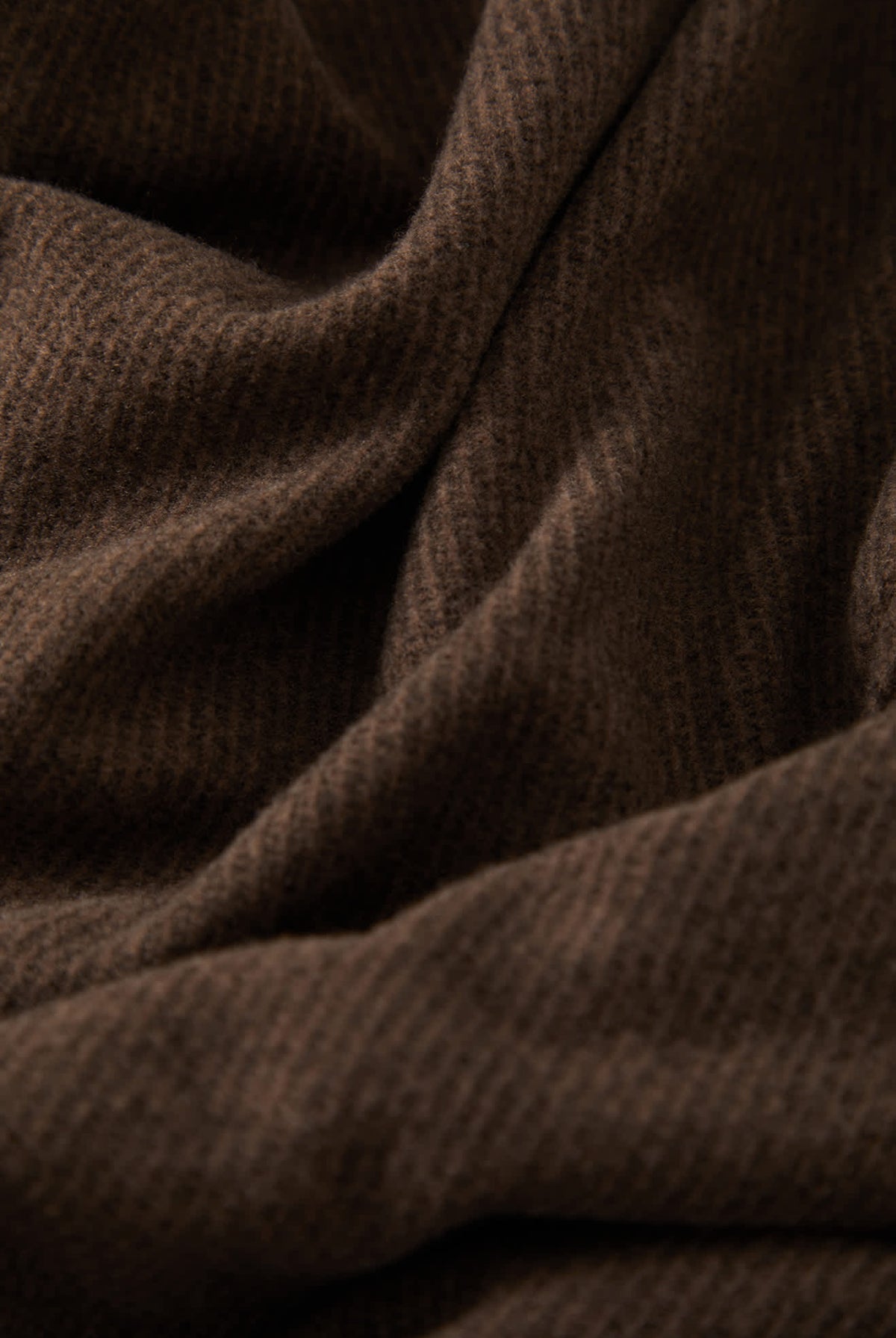 Men's Trademark Zip Flannel Jacket in the color Heathered Brown - Additional Laydown image
