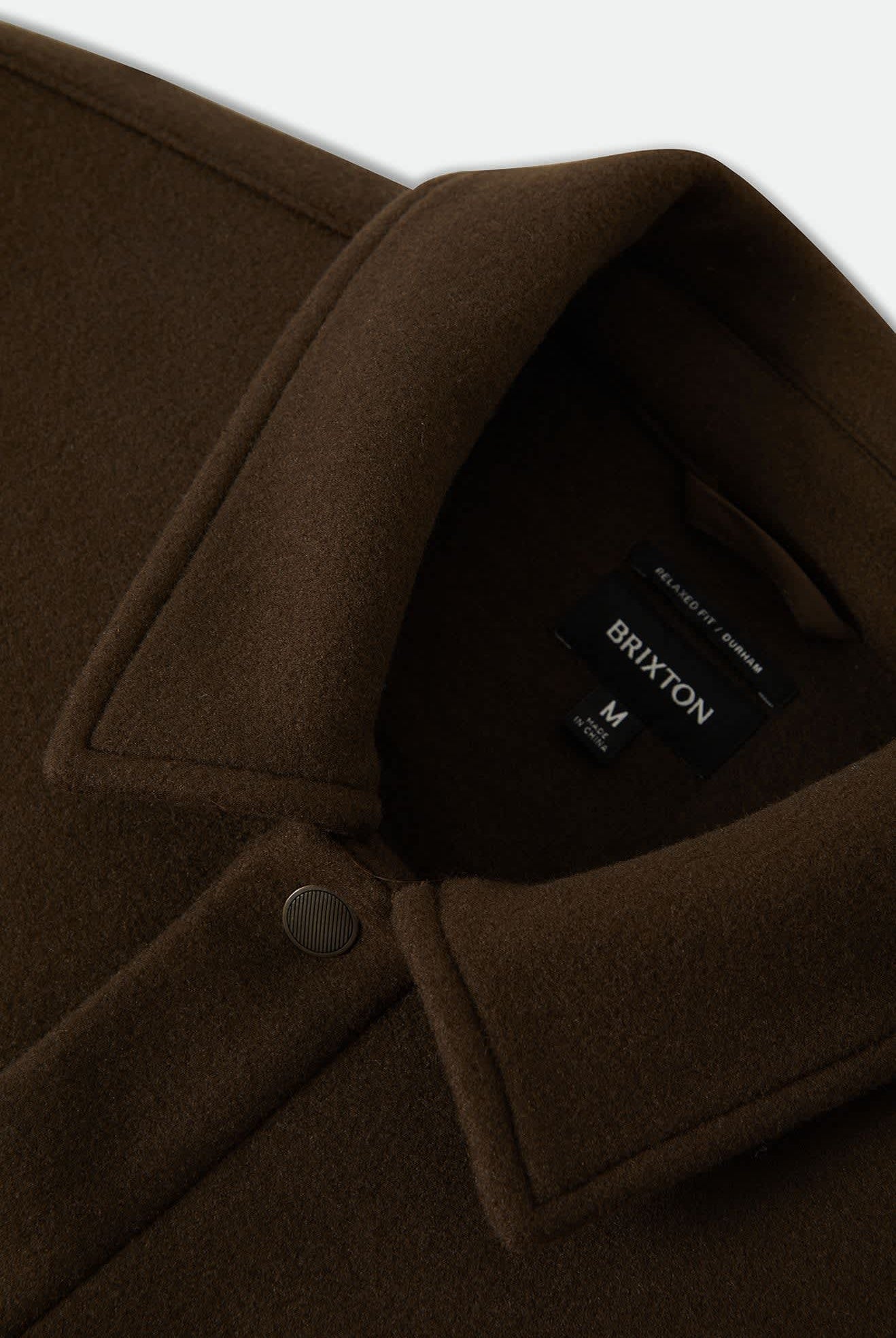 Men's Durham Felted Stretch Jacket in the color Walnut Brown - Additional Laydown image