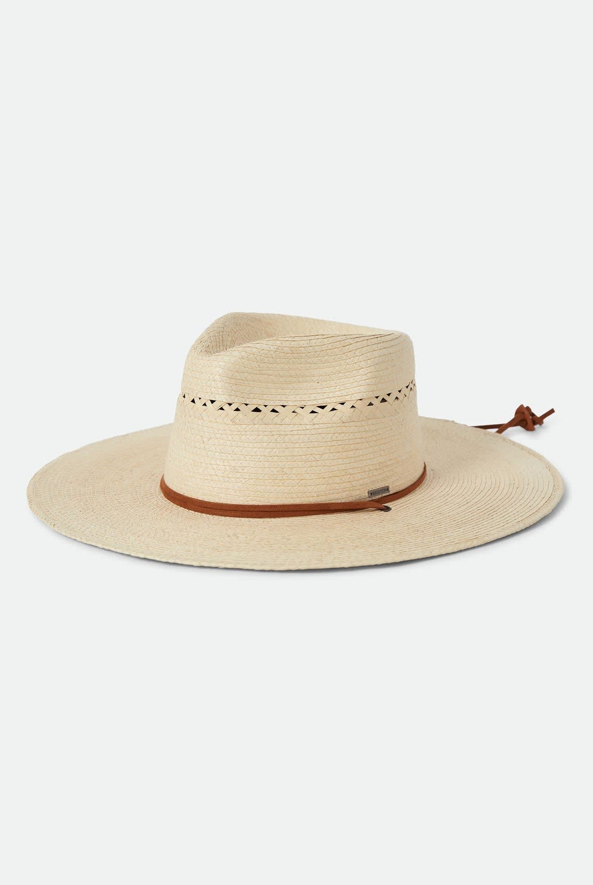 Unisex Beck Straw Rancher Hat in the color Natural - Front Product Laydown Image