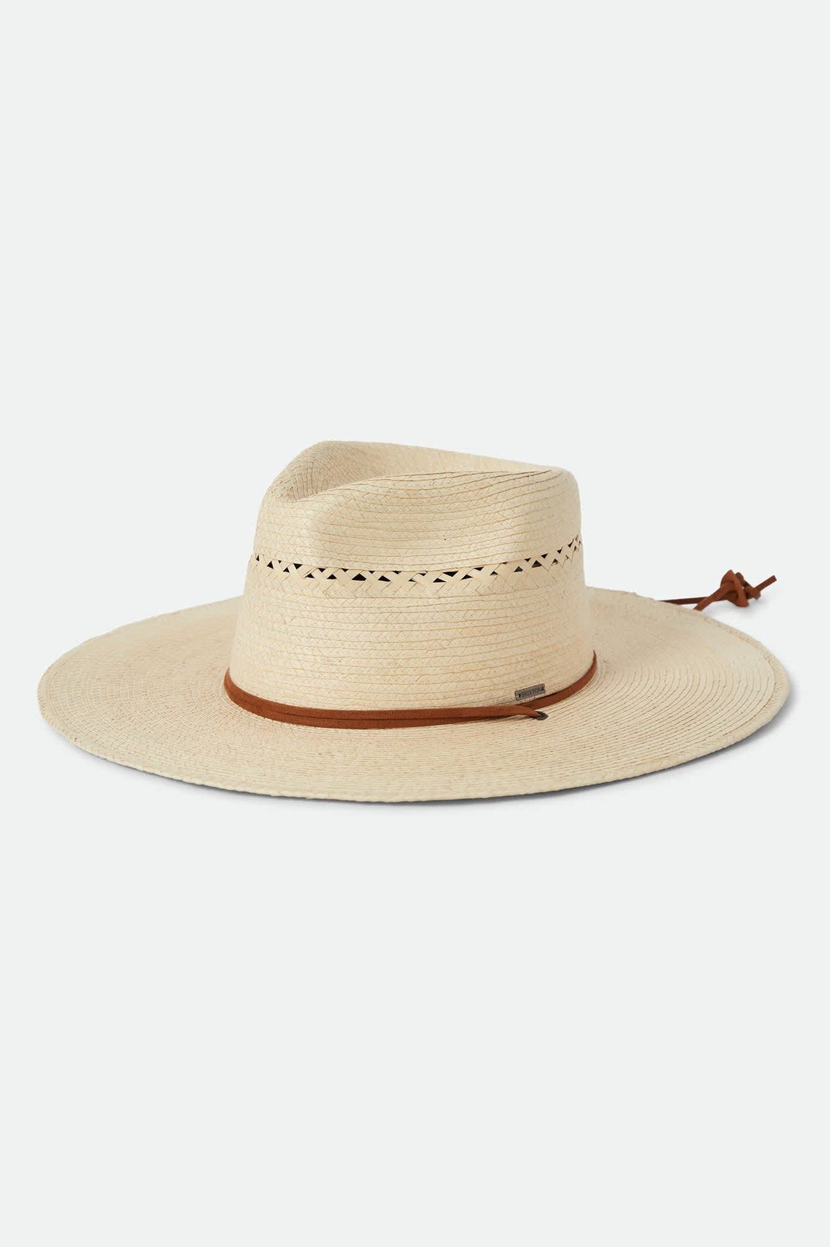 Unisex Beck Straw Rancher Hat in the color Natural - Front Product Laydown Image