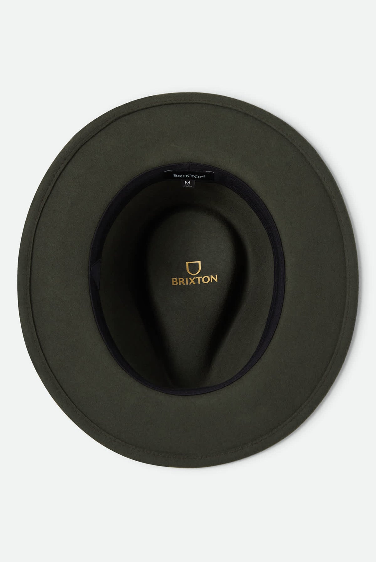 Unisex Messer Fedora in the color Ivy/Light Brown - Additional Laydown image