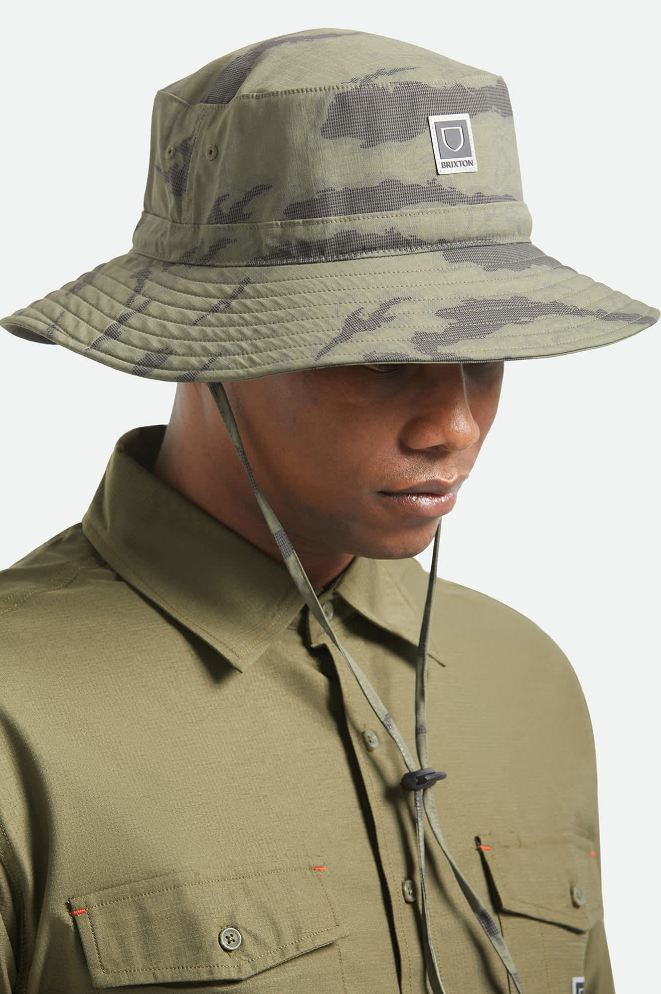 Unisex Journey Boonie Hat in the color Olive Tiger Camo - Additional Fit image