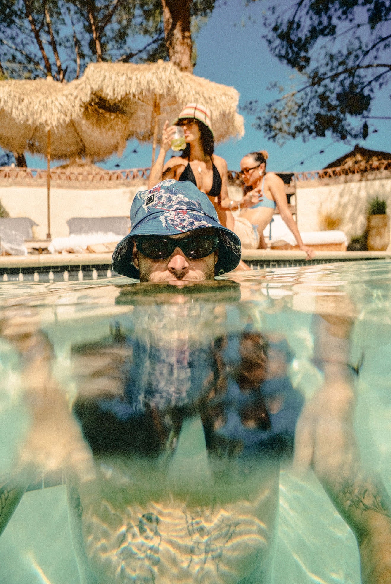 Unisex Eldon Water Packable Bucket Hat in the color Midnight Blue - Men's Lifestyle 2.0