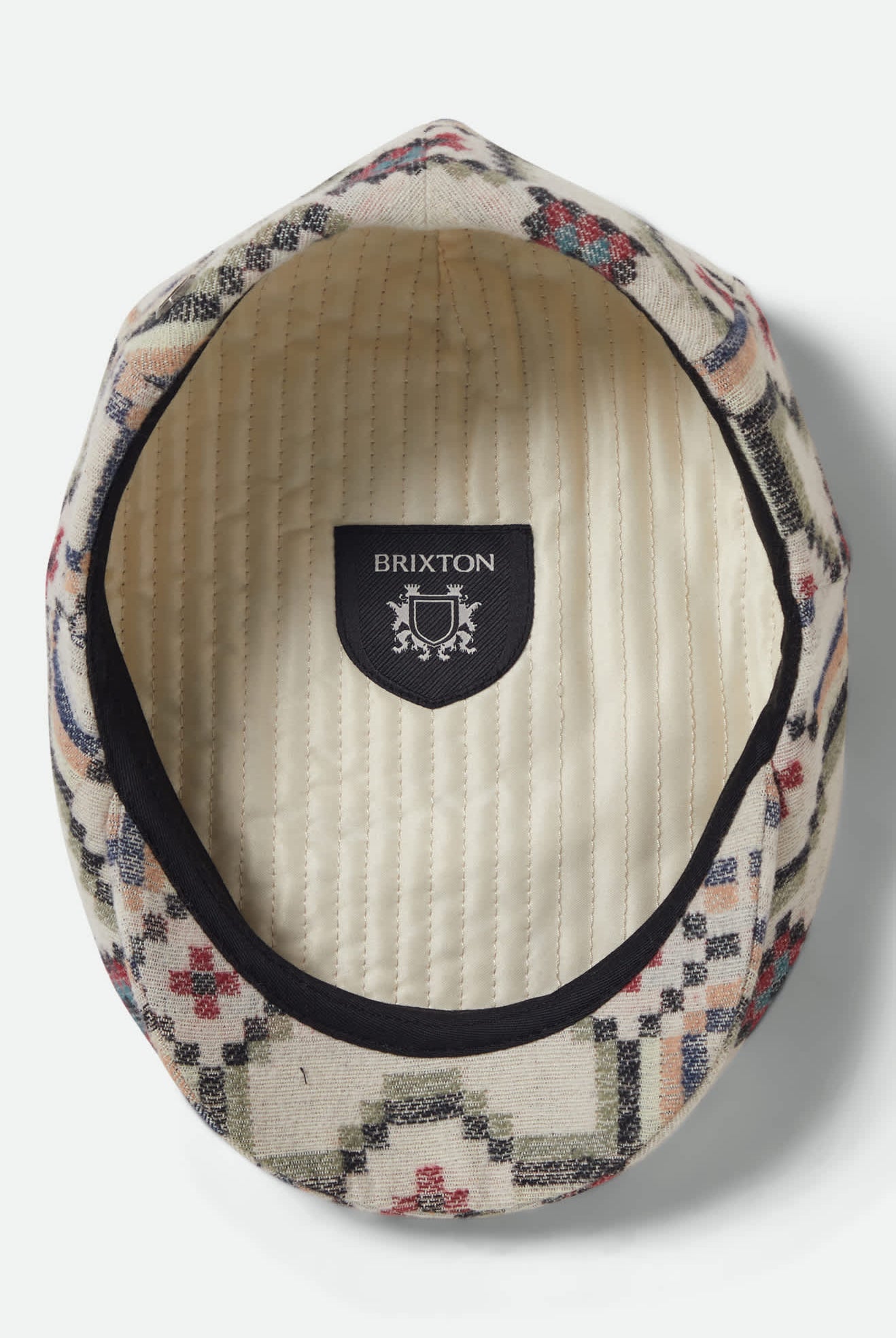 Unisex Hooligan Flat Cap in the color Digi Tile Flannel - Additional Laydown image