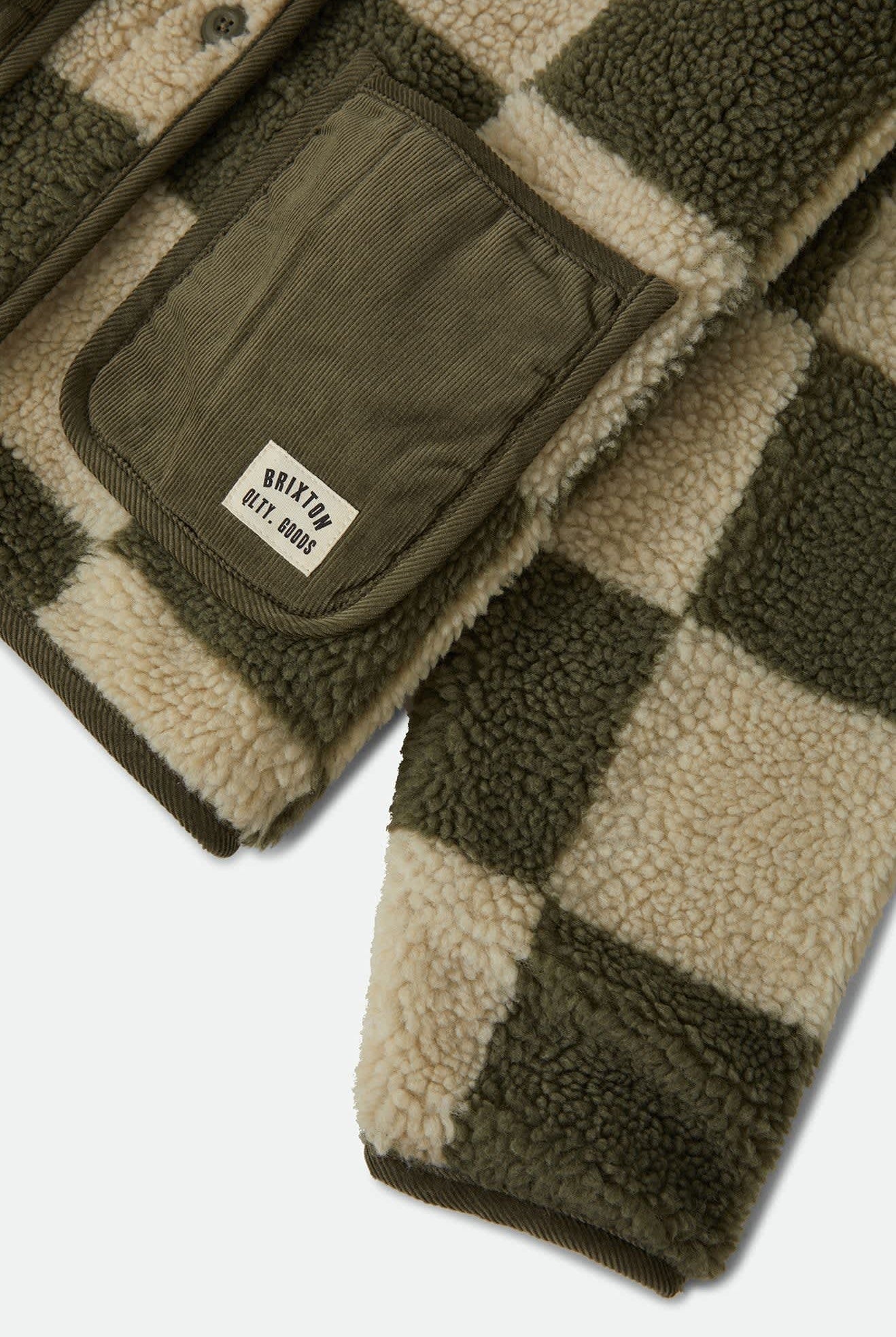 Women's Delilah Quilted Jacket in the color Surplus/Natural - Additional Laydown image