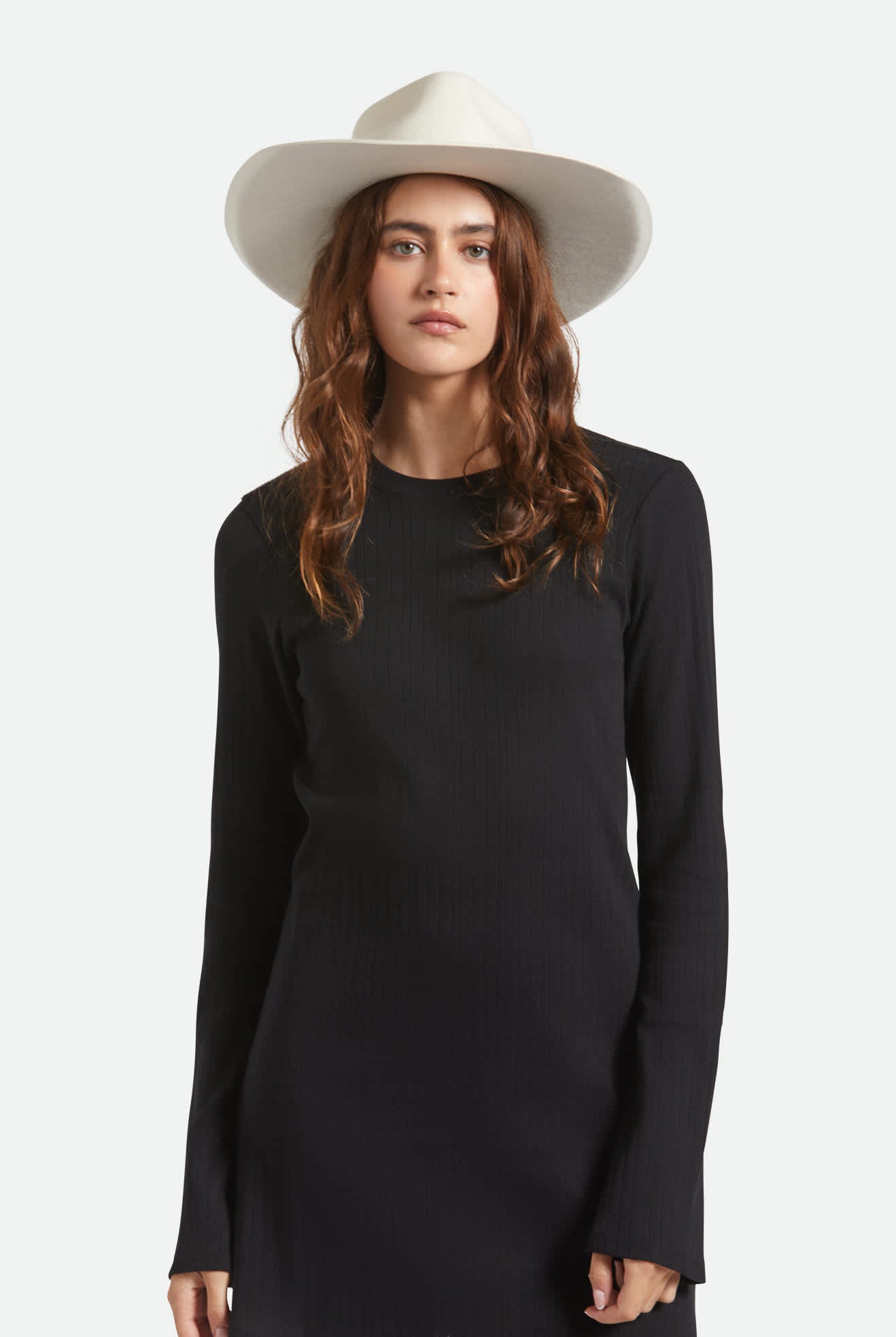 Women's Marlow Rancher Hat in the color Off White - Women's Front View