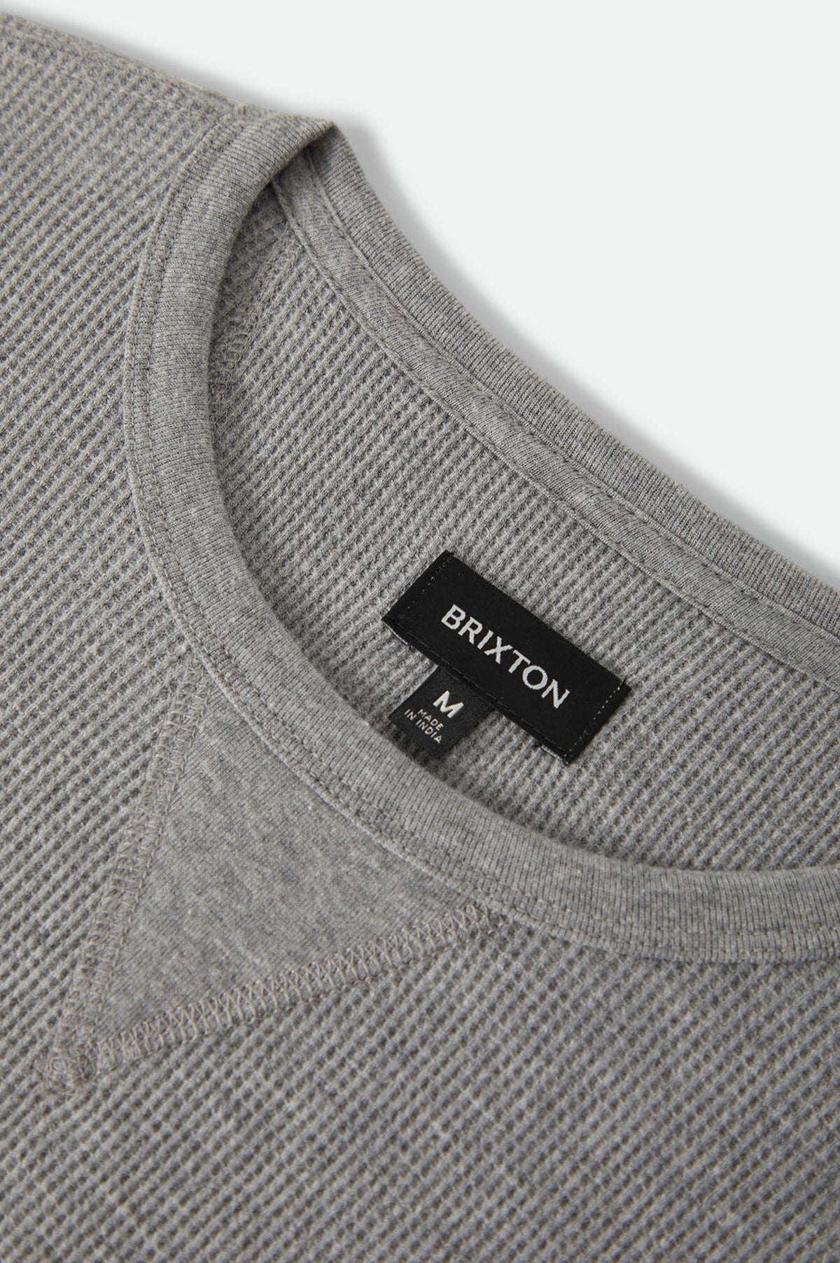 Men's Trademark Waffle Knit Top in the color Heather Grey - Additional Laydown image