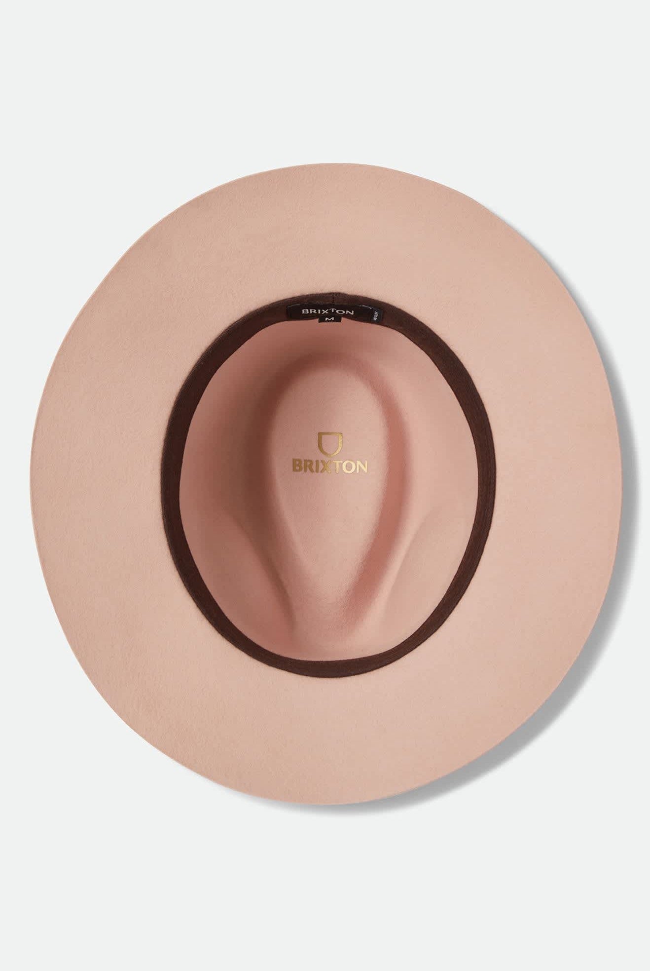 Unisex Wesley Fedora in the color Silver Pink/Pinecone - Additional Laydown image