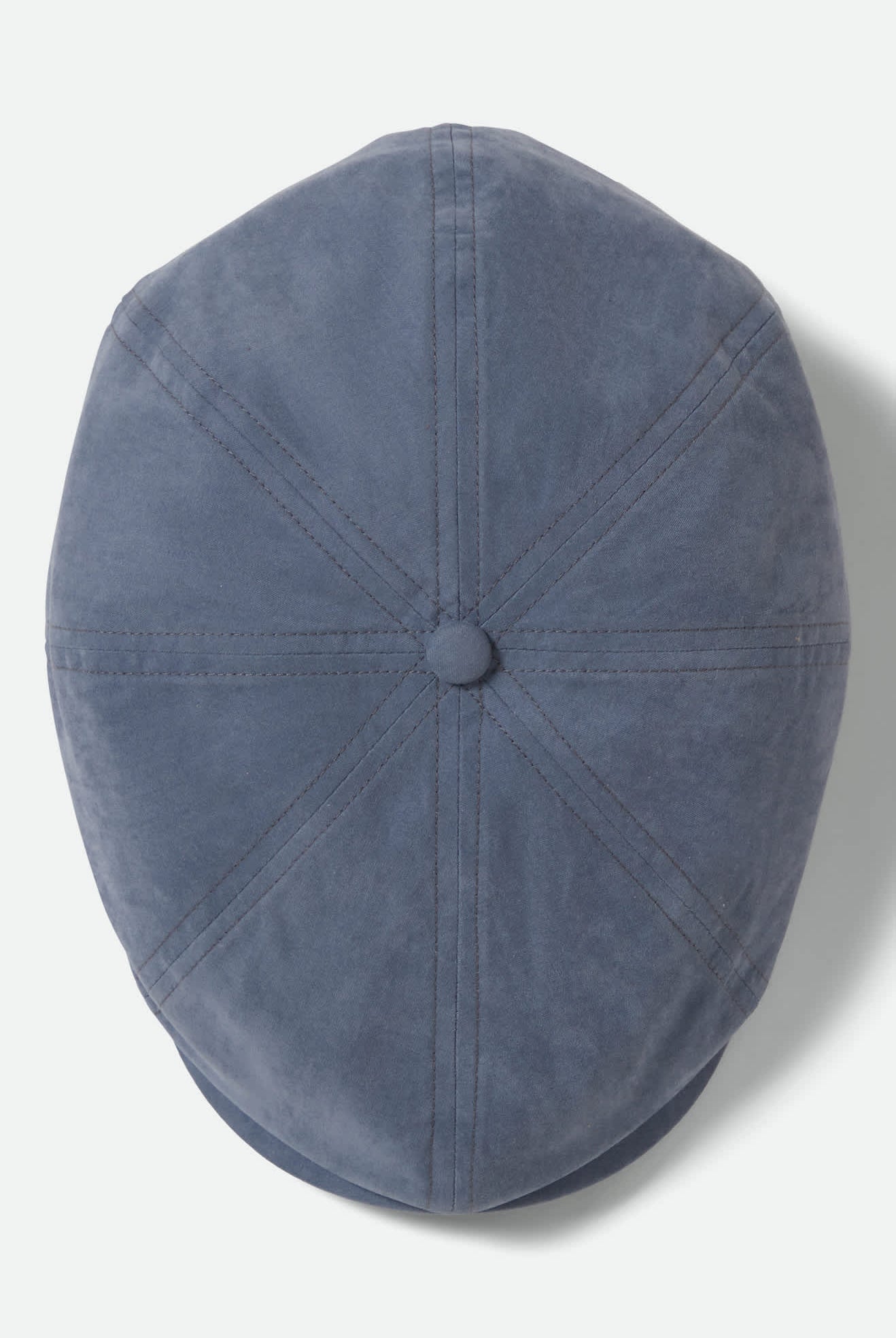 Unisex Brood Newsboy Cap in the color Slate Blue Brushed Satin - Additional Laydown image