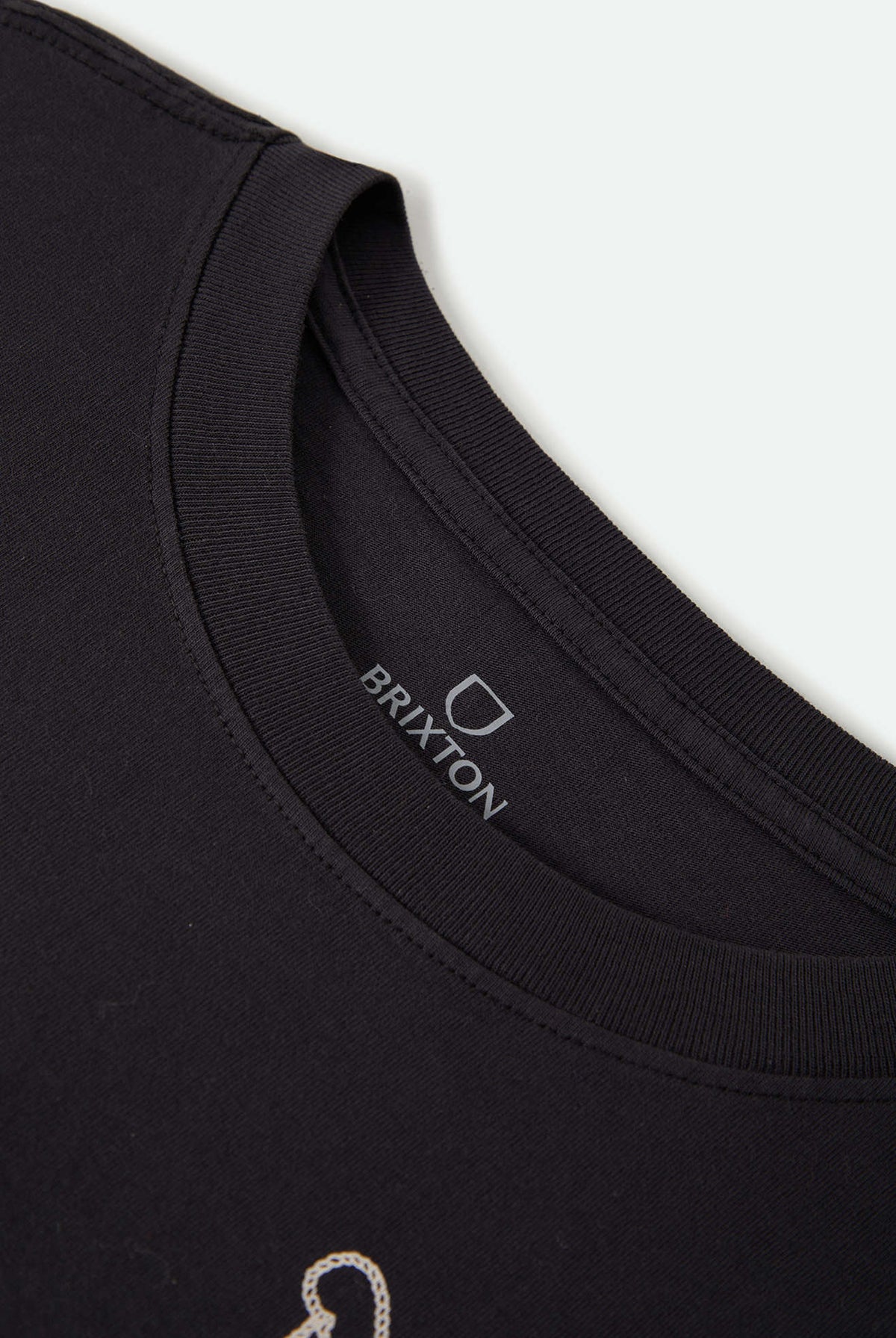 Women's Rodeo Trailors Boxy Crop T-Shirt in the color Black - Additional Laydown image