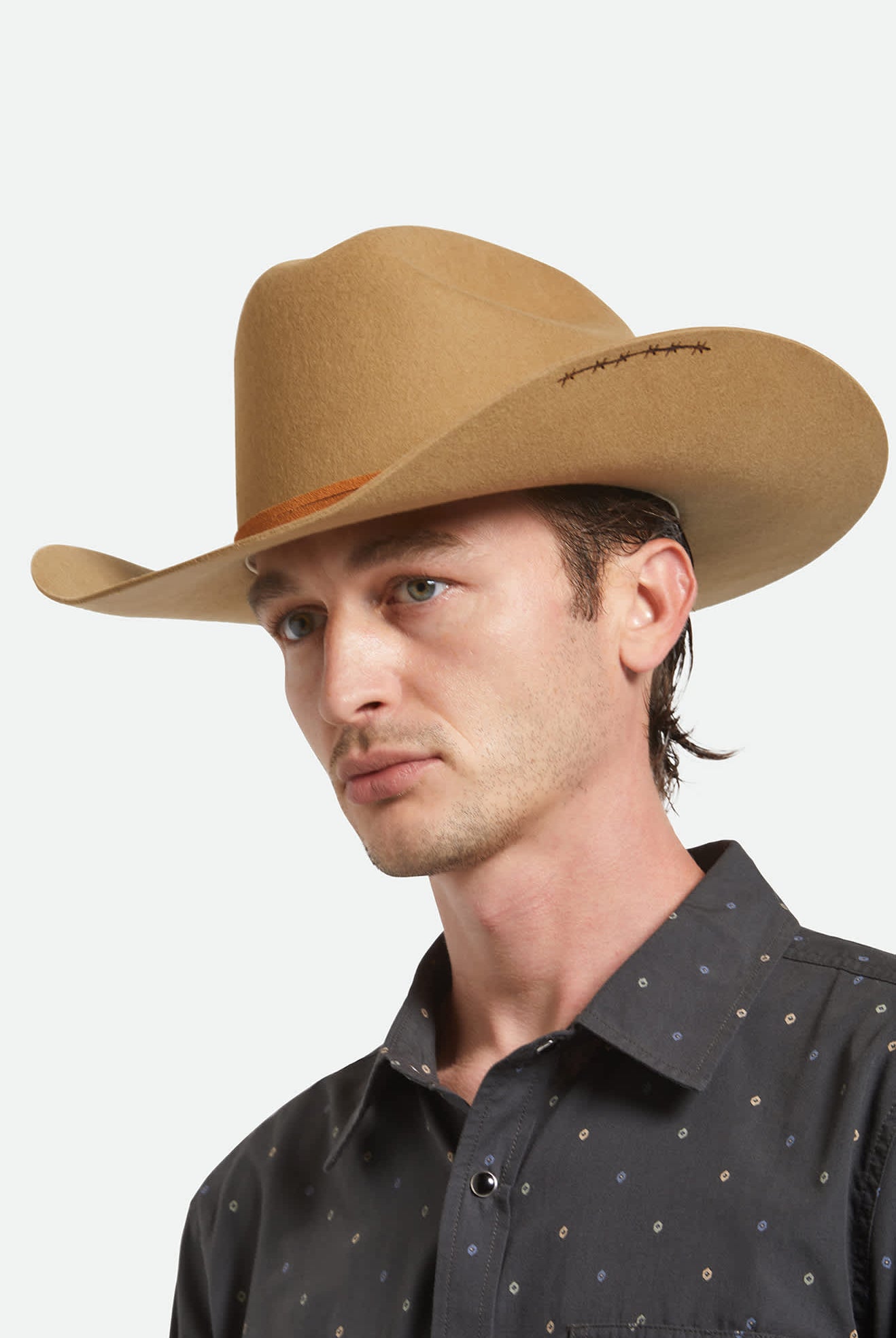 Unisex Laredo Branded Cowboy Hat in the color Antique Bronze - Additional Fit image