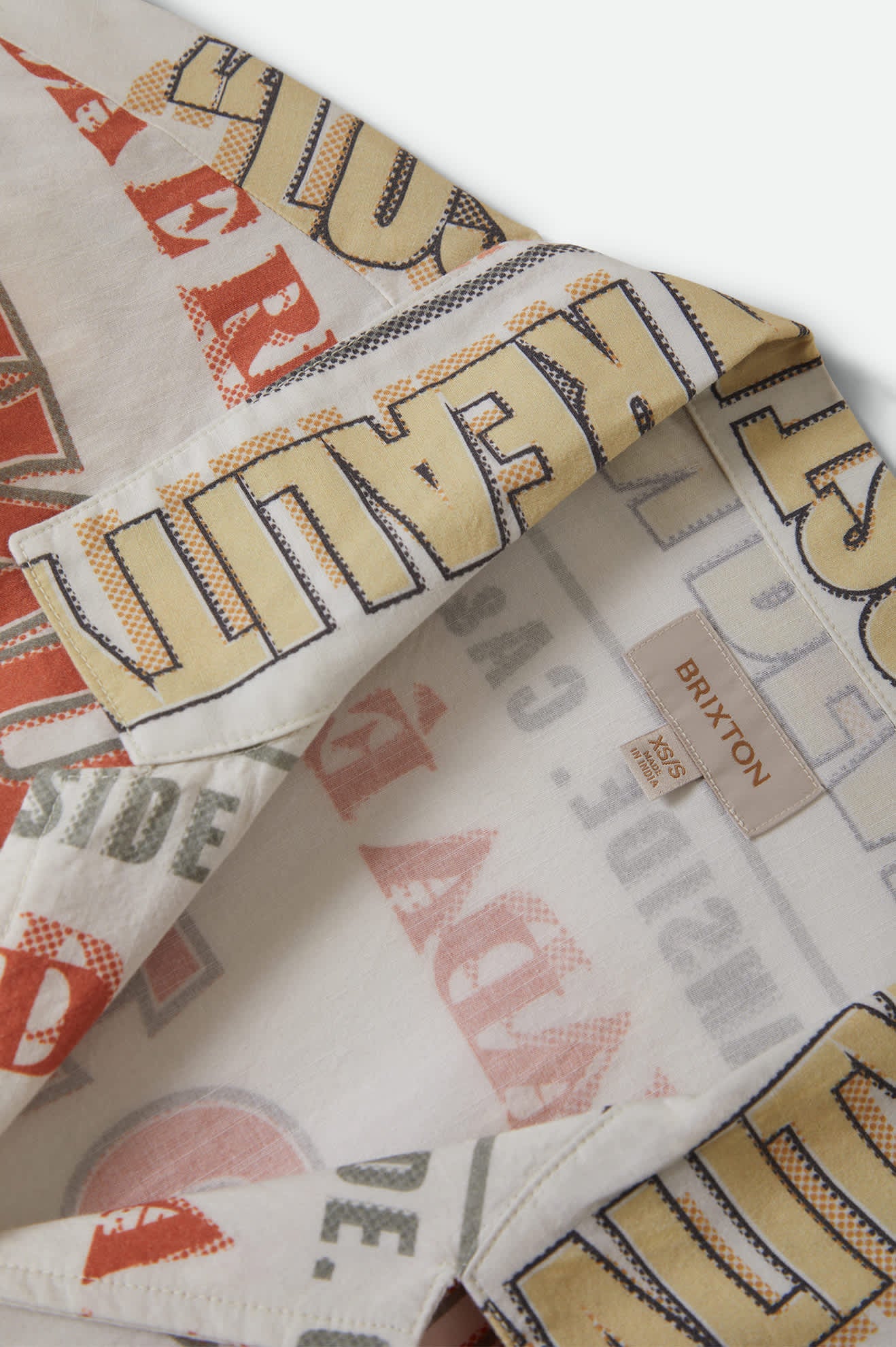 Women's The Cinch Button Down Short Sleeve Dress in the color Lost In Reality Print - Additional Laydown image