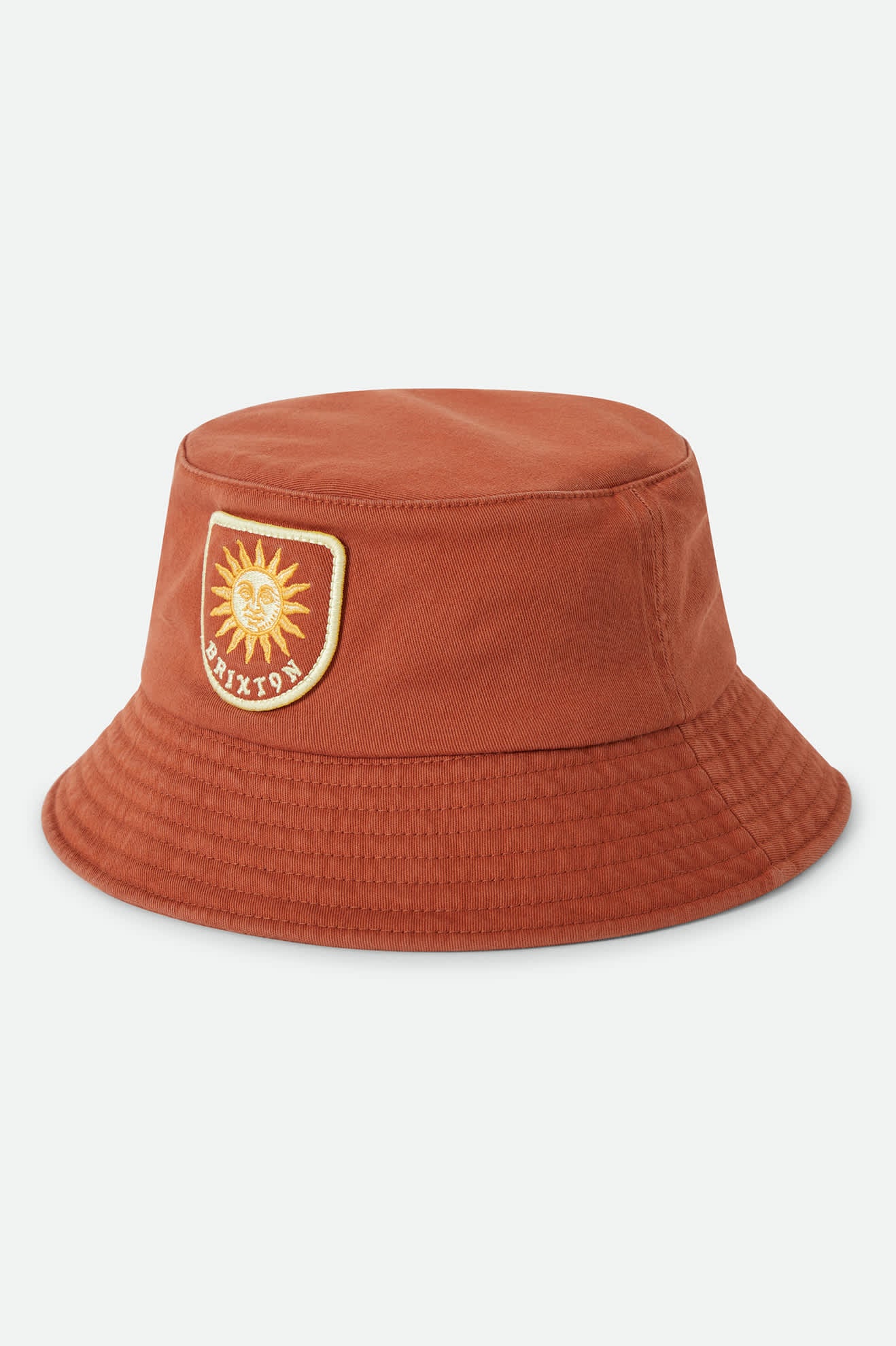 Unisex Sunny Days Packable Bucket Hat in the color Amber Terrain - Front Product Laydown Image