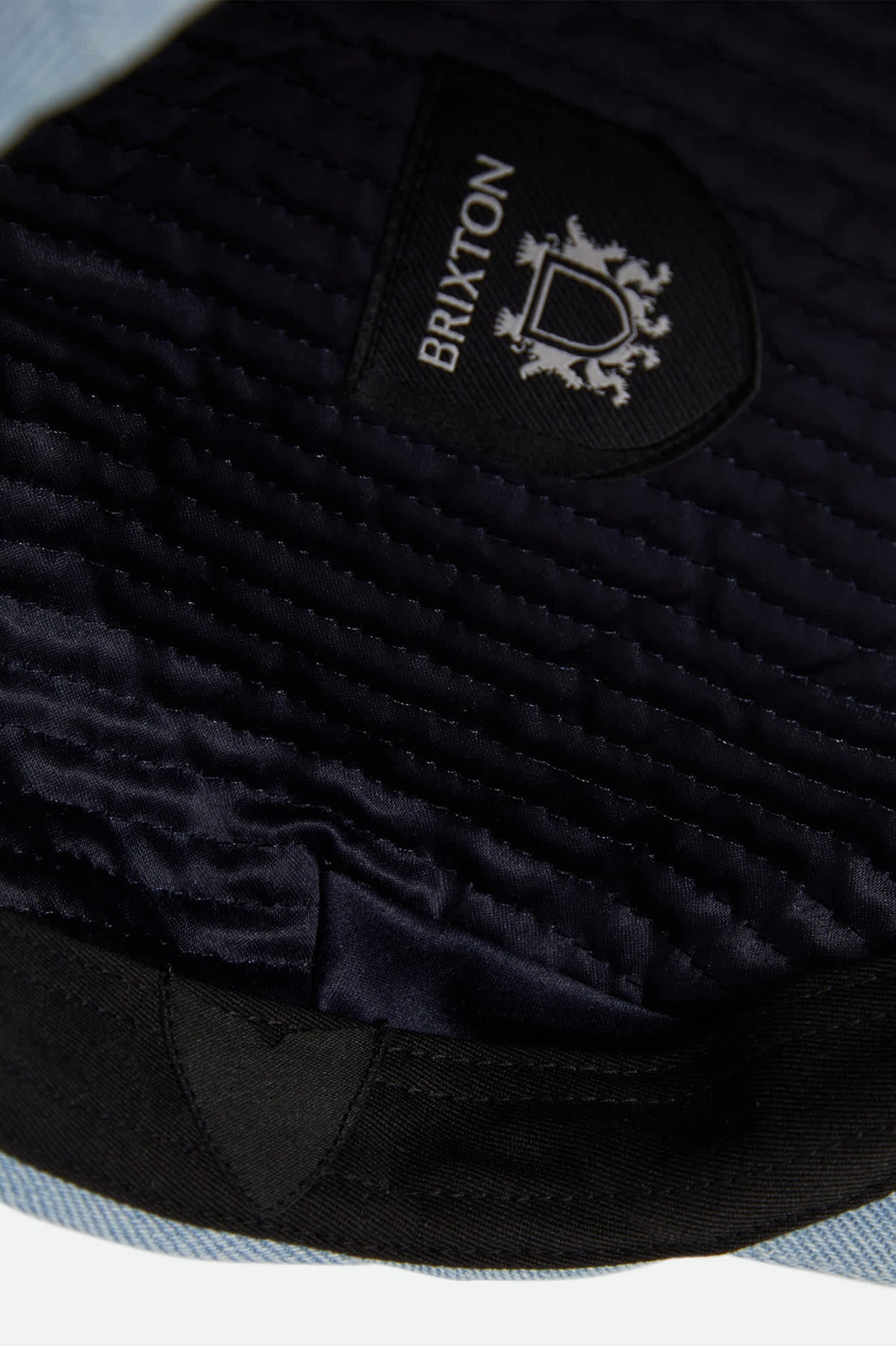 Unisex Hooligan Flat Cap in the color Light Indigo Wash - Additional Laydown image