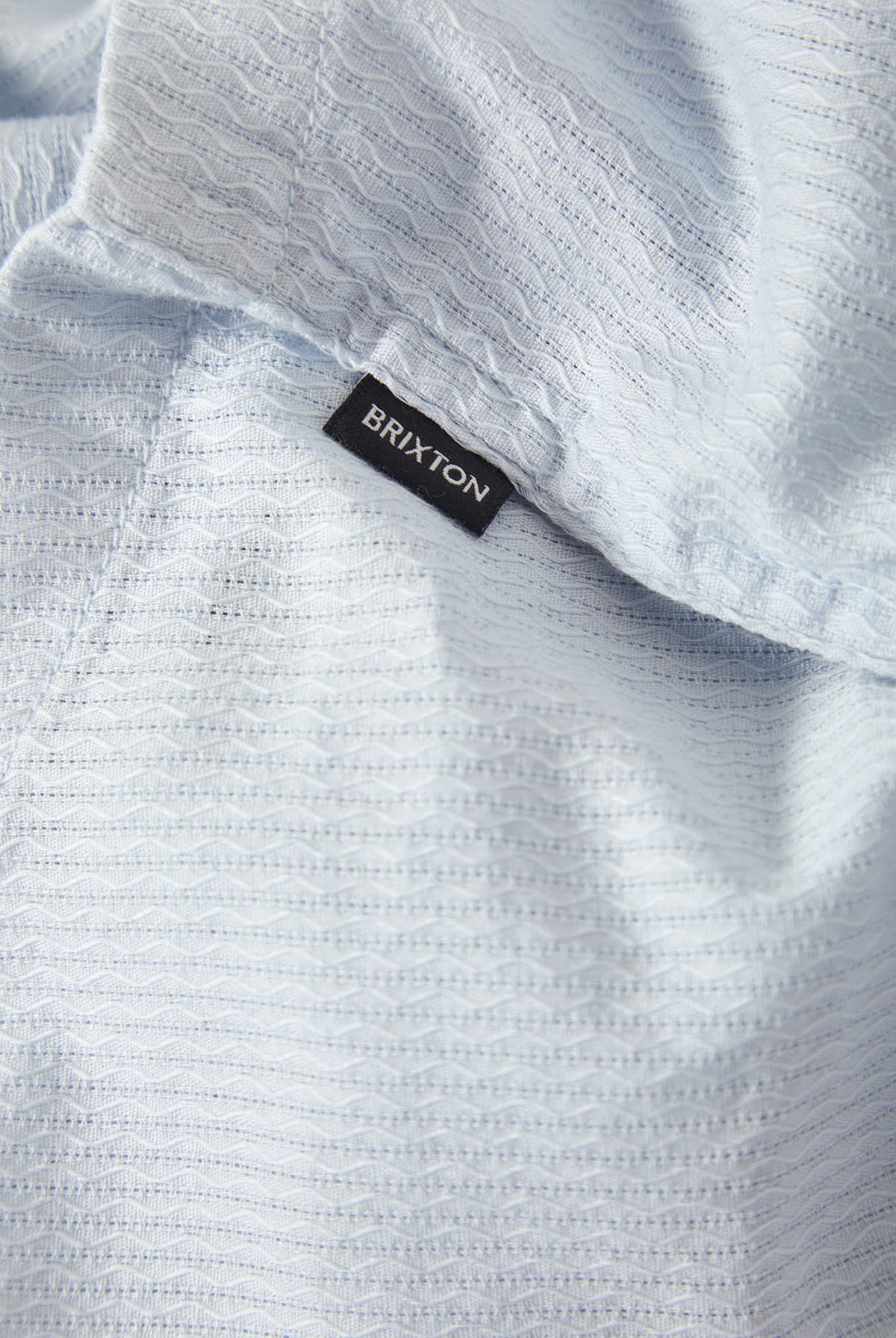 Men's The Vintage Short Sleeve Shirt in the color Blue Aura - Additional Laydown image