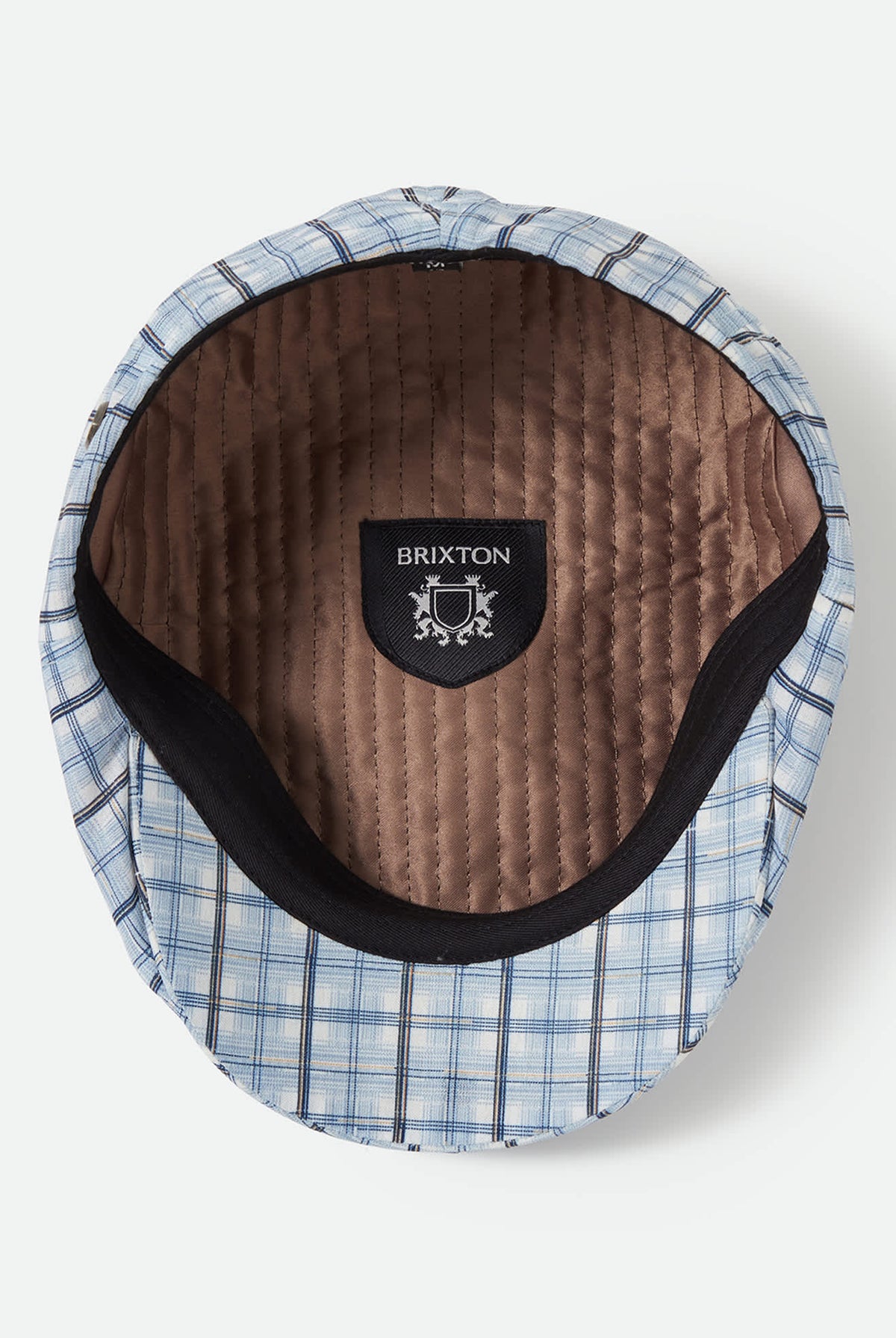 Unisex Brood Newsboy Cap in the color Blue Window Plaid - Additional Laydown image