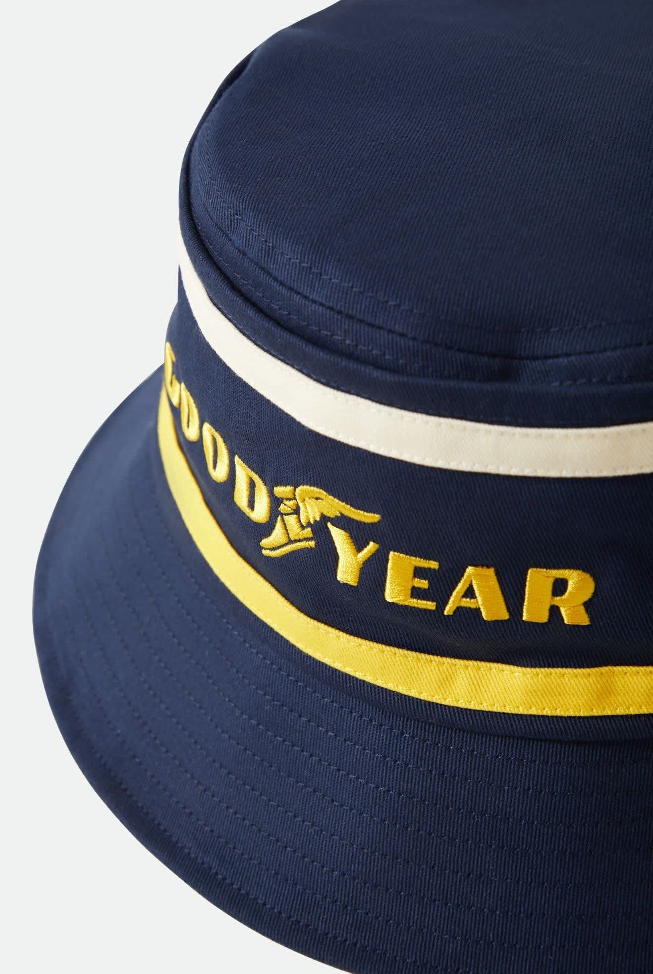 Unisex Goodyear Service Bucket Hat in the color Navy - Additional Laydown image