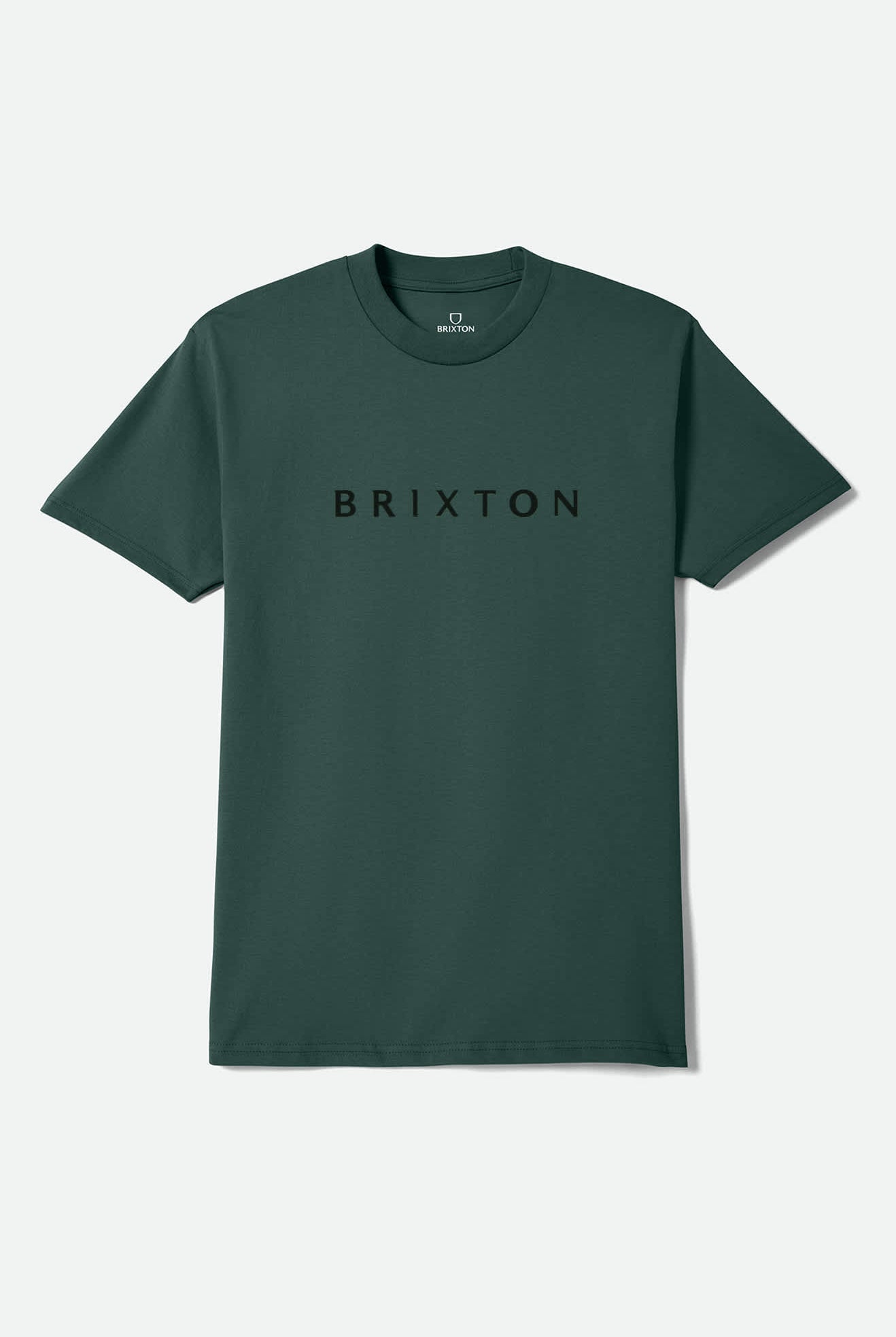 Men's Alpha Line Standard T-Shirt in the color Forest Green - Front Product Laydown Image