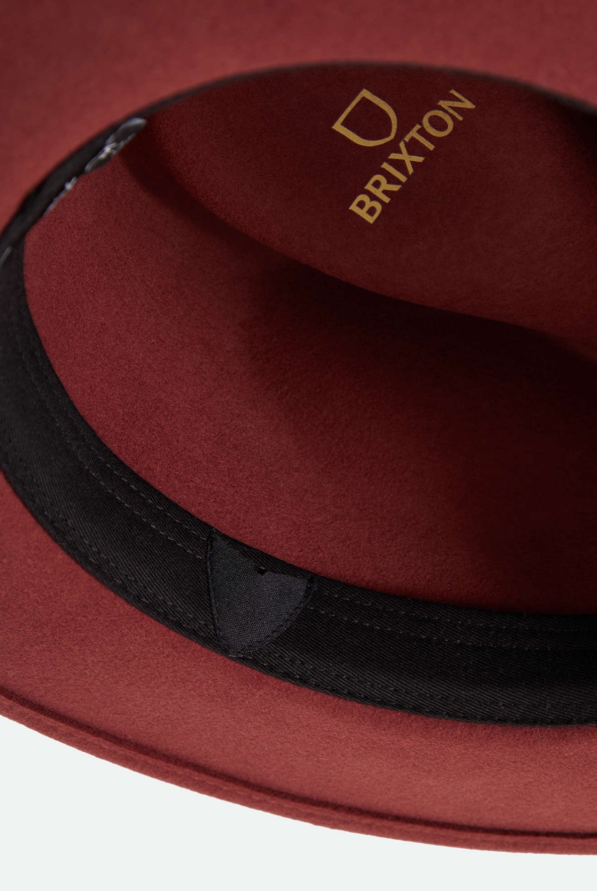 Unisex Messer Fedora in the color Dark Brick/Dark Brick - Additional Laydown image
