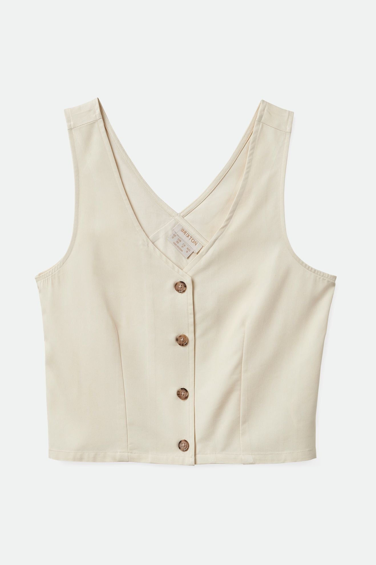 Brixton Women's Polanco Tank - White Smoke | Profile