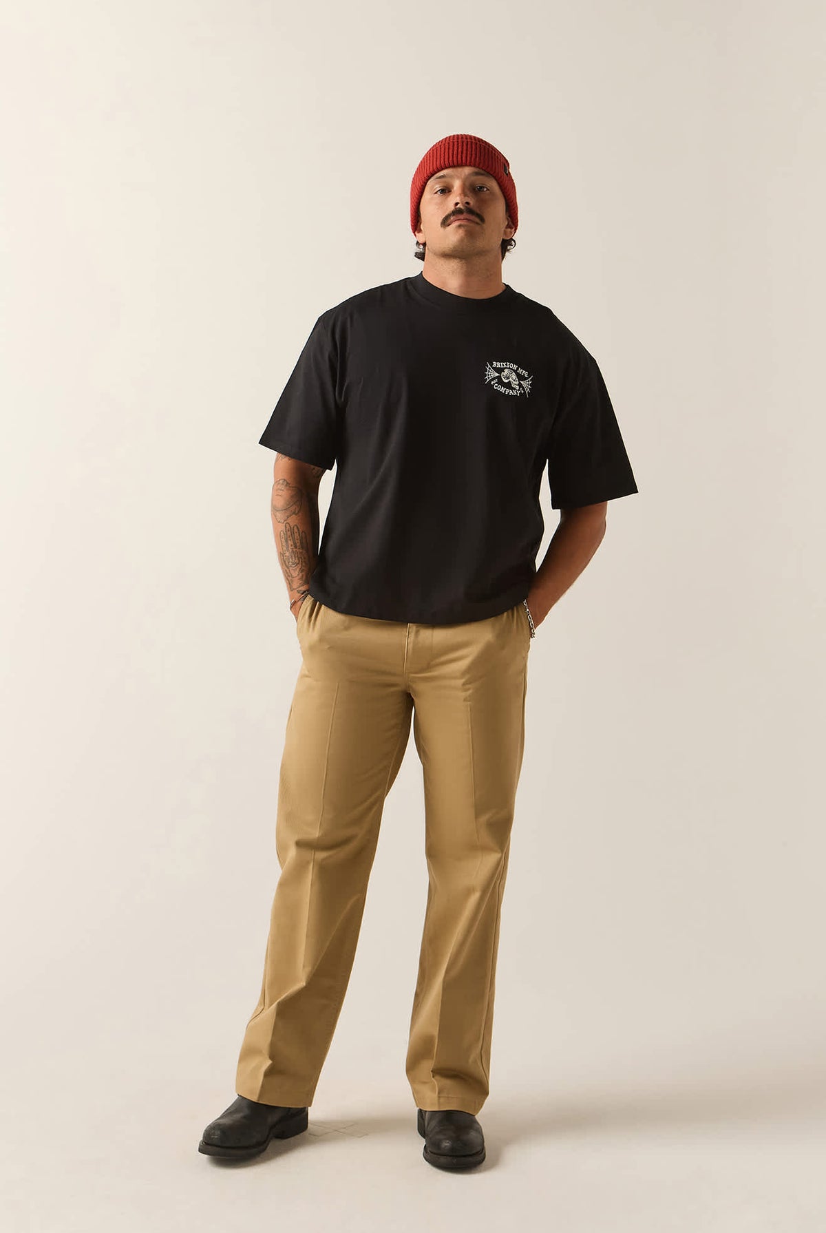 Men's Ogle Boxy T-Shirt in the color Black - Additional Fit image