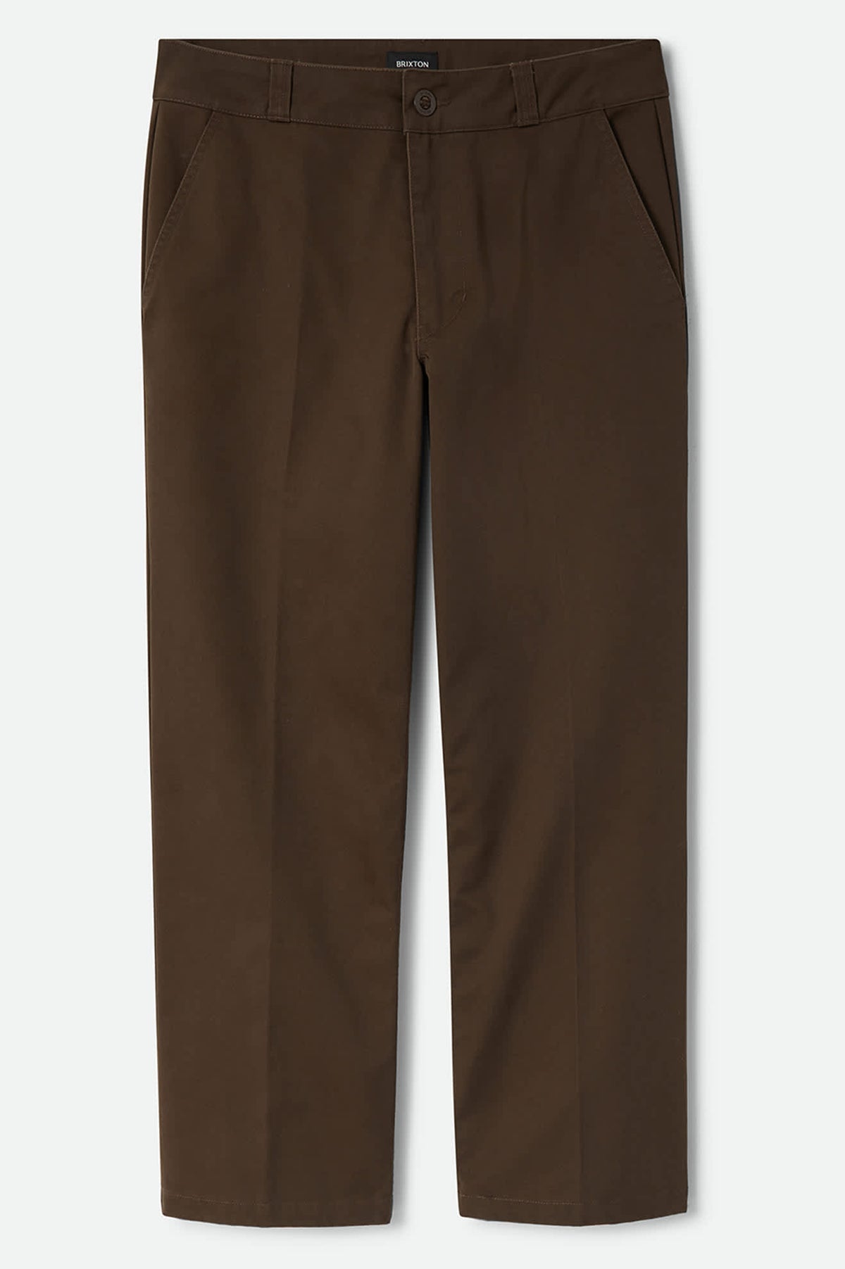Men's Trademark Chino Pant in the color Walnut Brown - Front Product Laydown Image