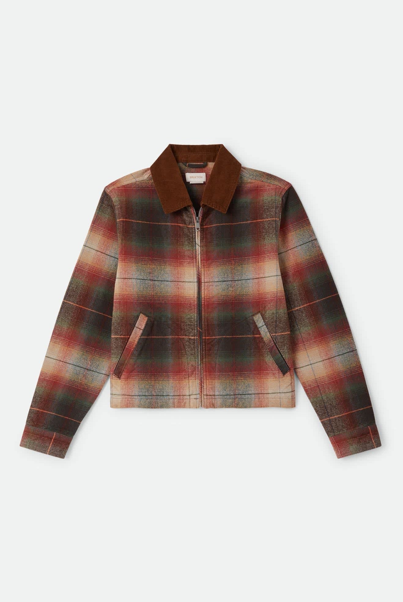 Women's Mechanics Women's Garage Zip Jacket in the color Multi Shadow - Front Product Laydown Image