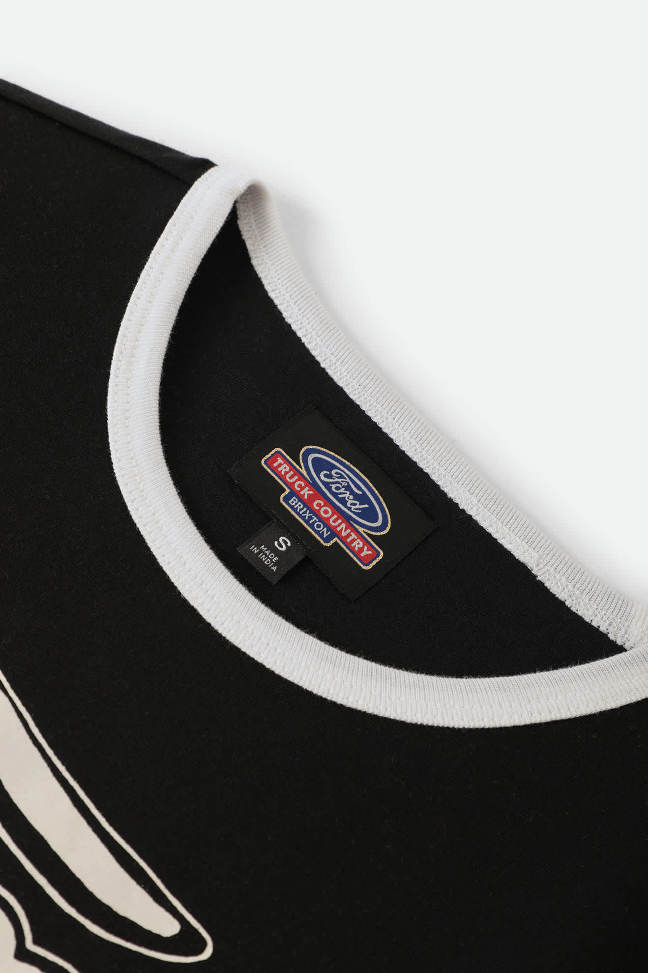 Women's Ford Mud Marathon Ringer T-Shirt in the color Burnt Rubber - Additional Laydown image