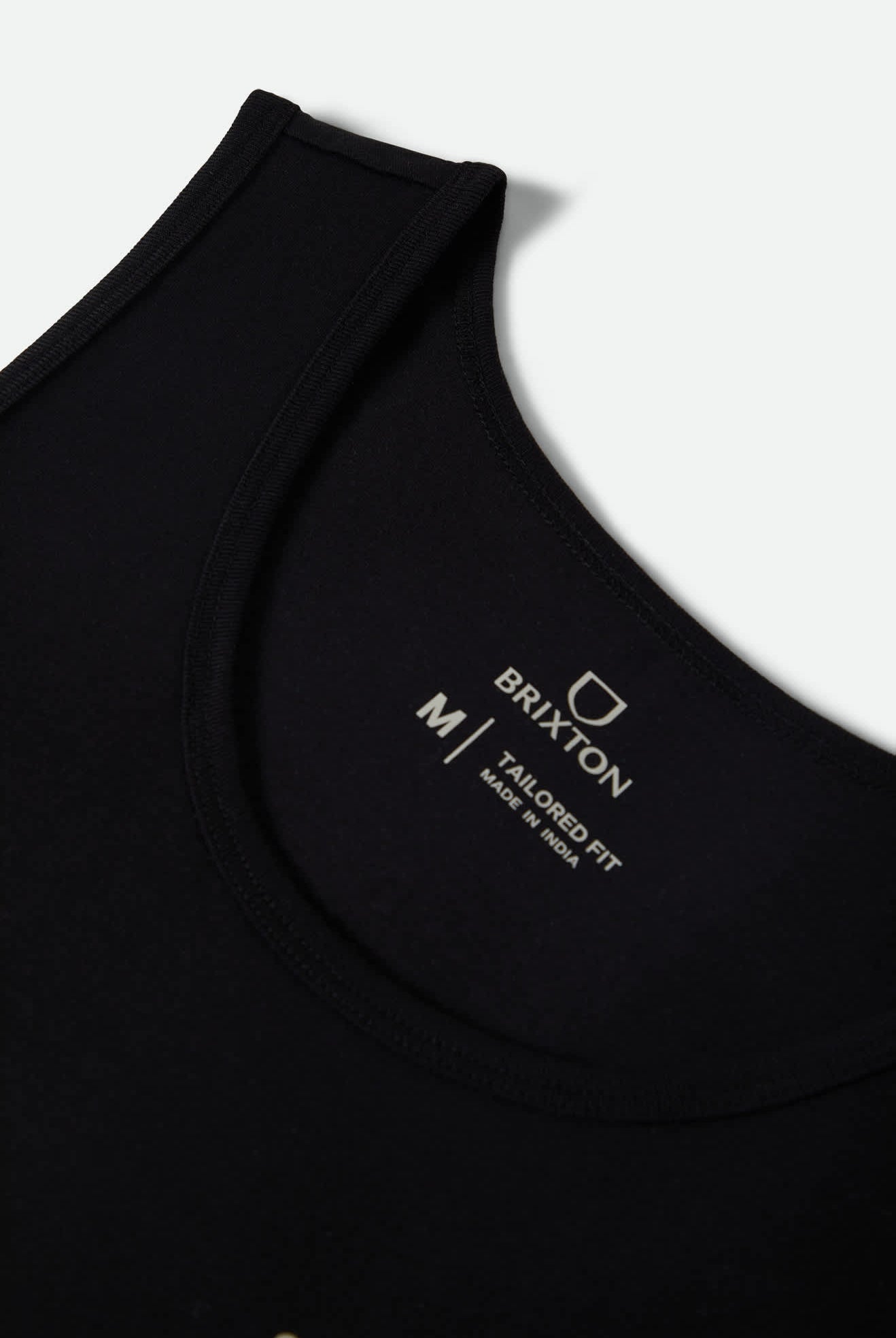 Men's Chains Tank Top in the color Black - Additional Laydown image