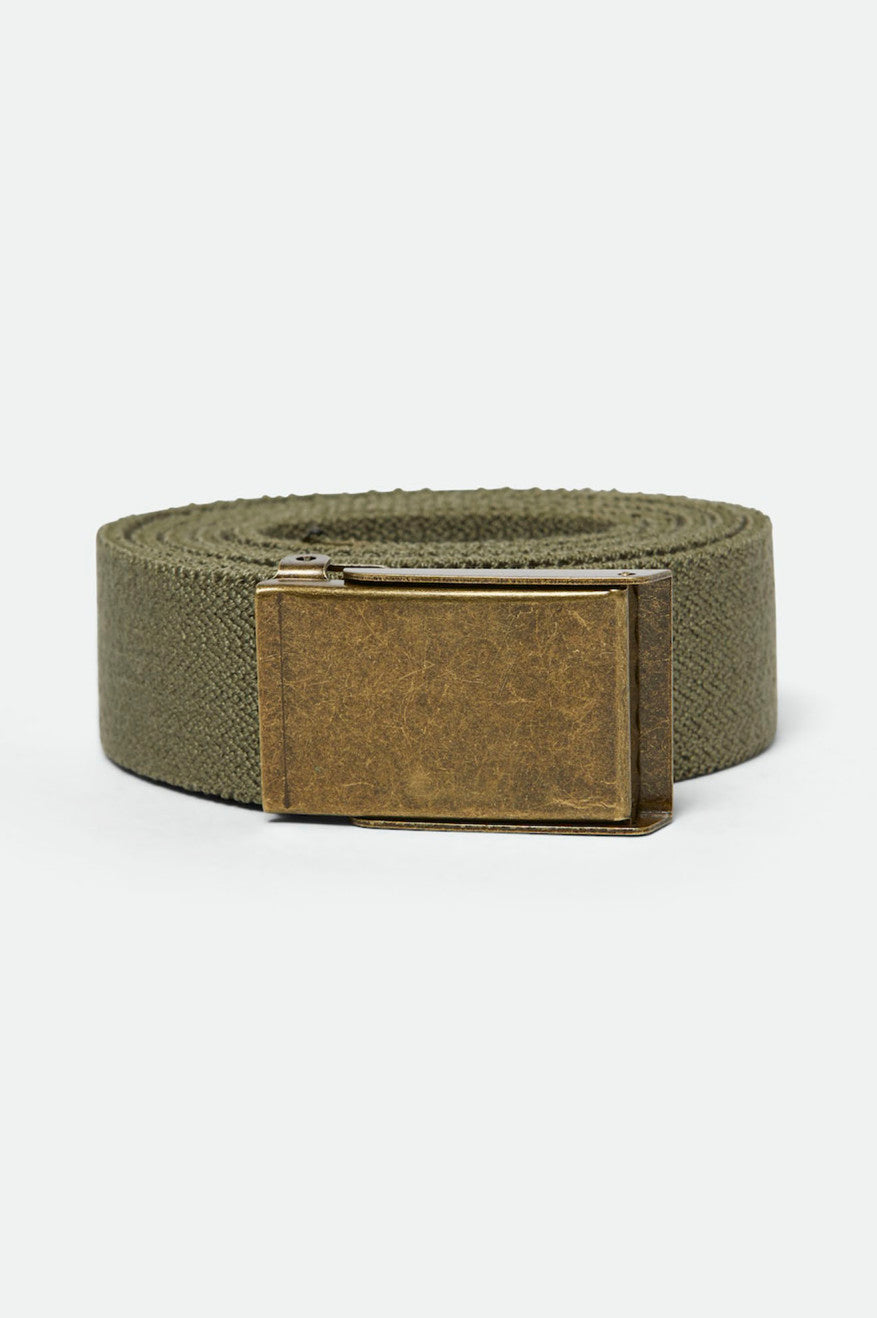 Brixton Unisex Stretch Web Belt - Olive Surplus | Main