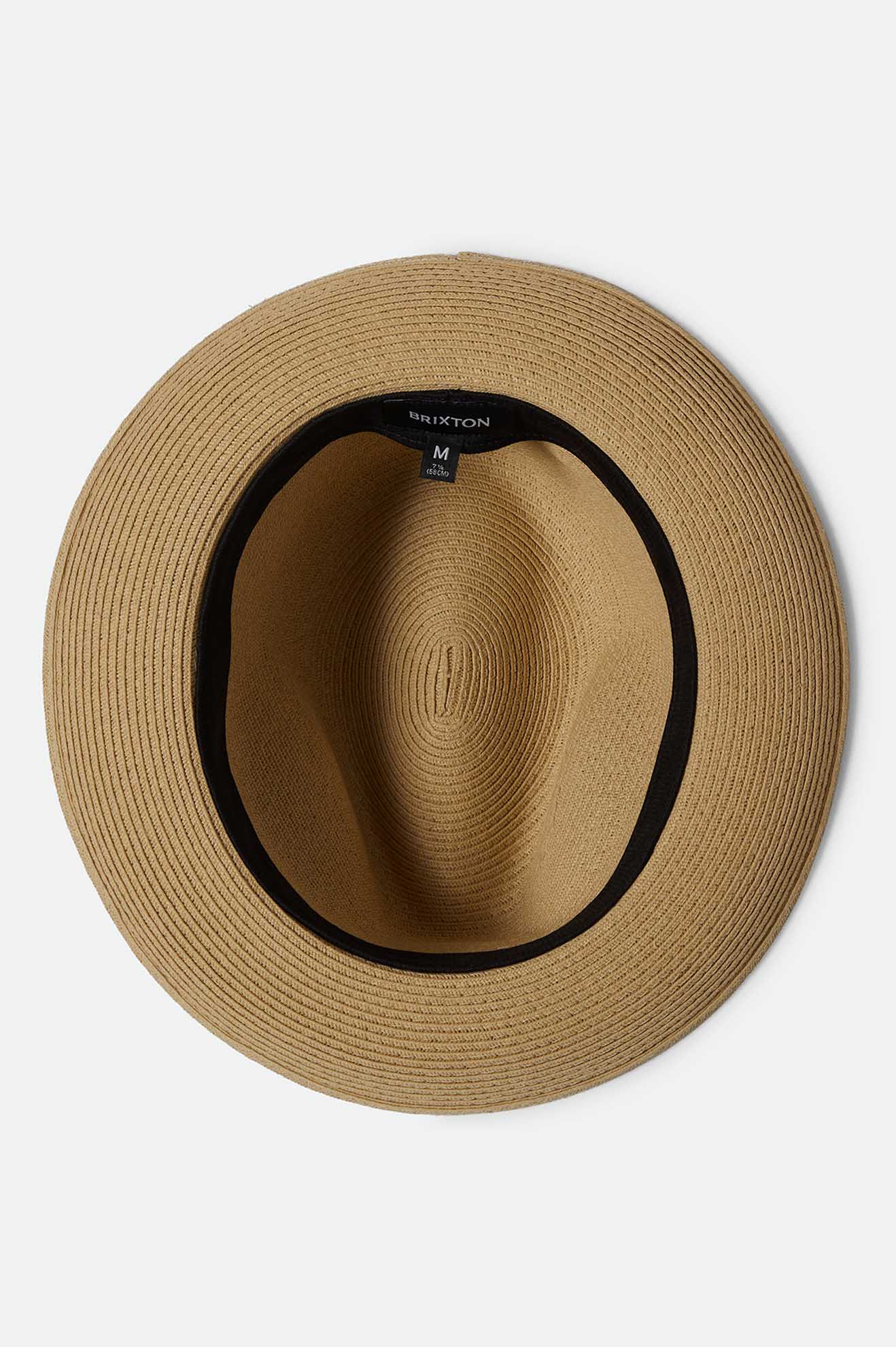 Unisex Horton Convertabrim Packable Fedora in the color Dark Tan/Light Brown - Additional Laydown image