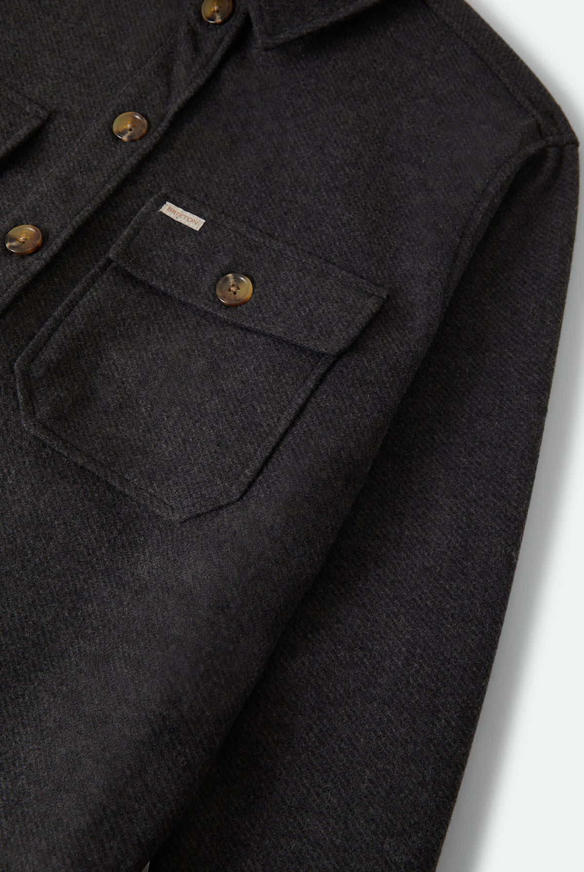 Women's Bagby Jacket in the color Black Heather - Additional Laydown image