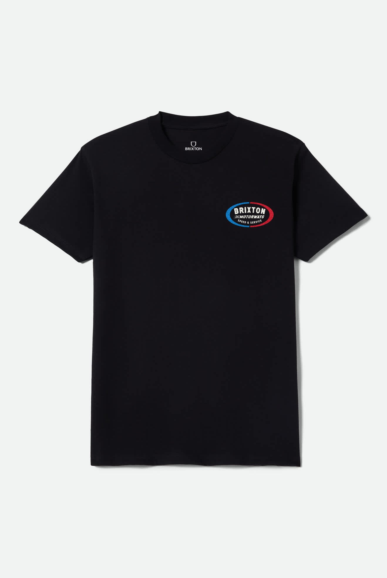 Men's Rhett Short Sleeve Shirt in the color Black - Front Product View